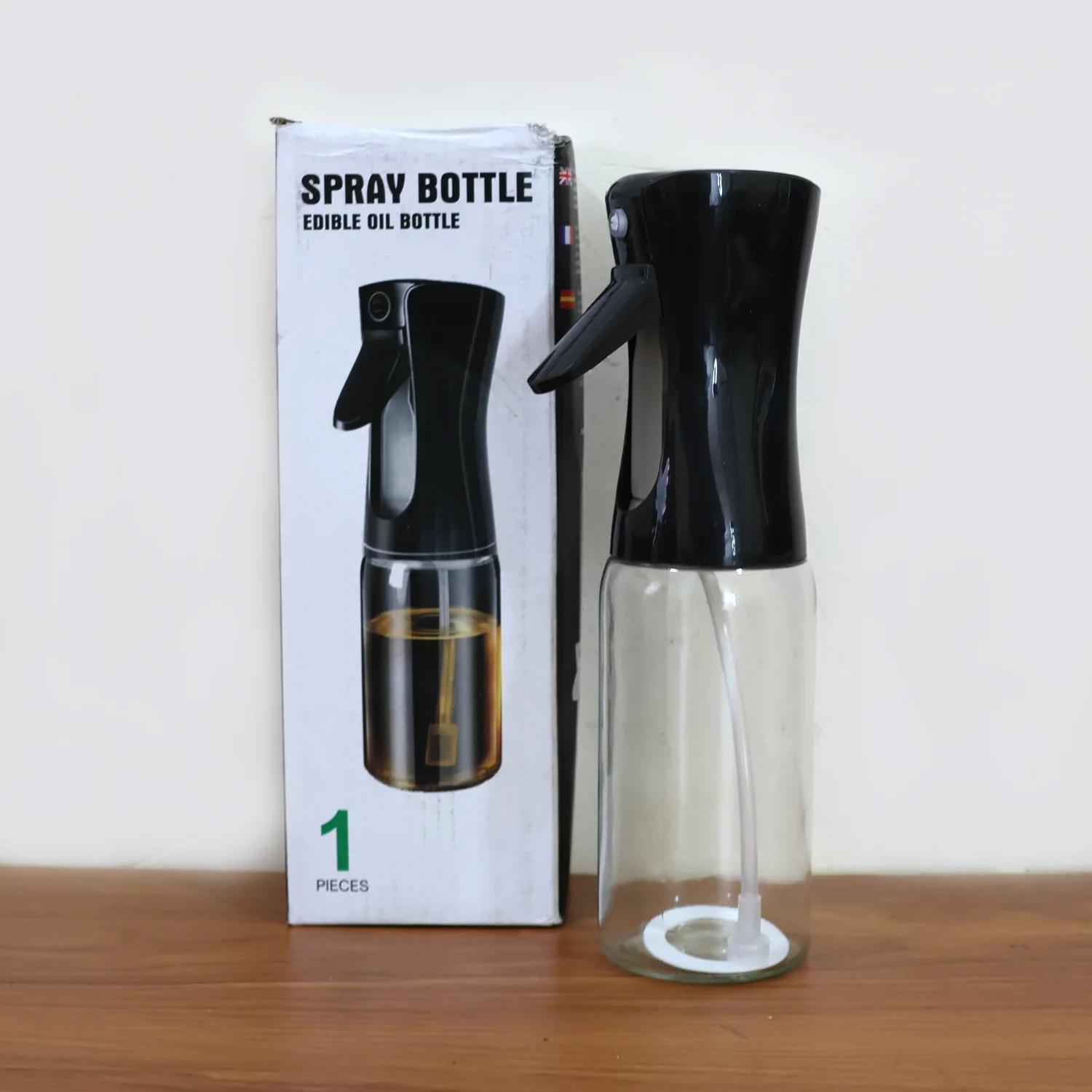 Glass Premium Oil Spray Bottle - (300 Ml Approx / 1 Pc) - Image 8