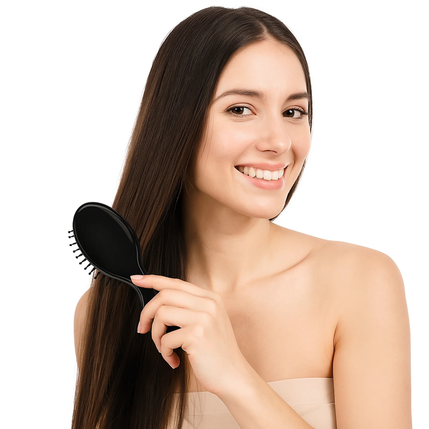 Premium Oval Detangling Hair Brush (1 Pc) - Image 3
