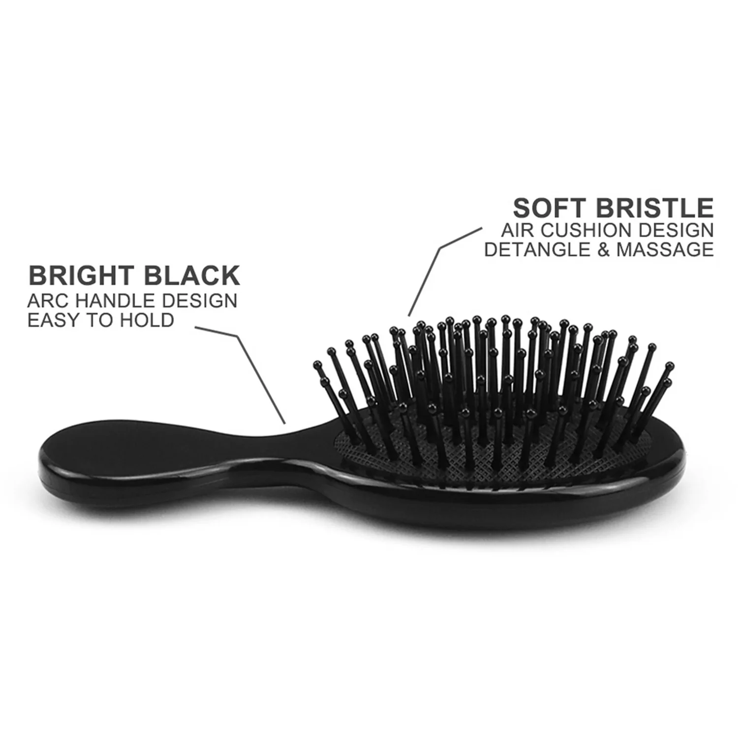 Premium Oval Detangling Hair Brush (1 Pc) - Image 6