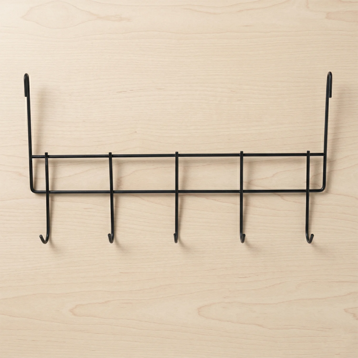 Premium Over The Door Metal 5 Hook Rack 1 Pc - Image 7