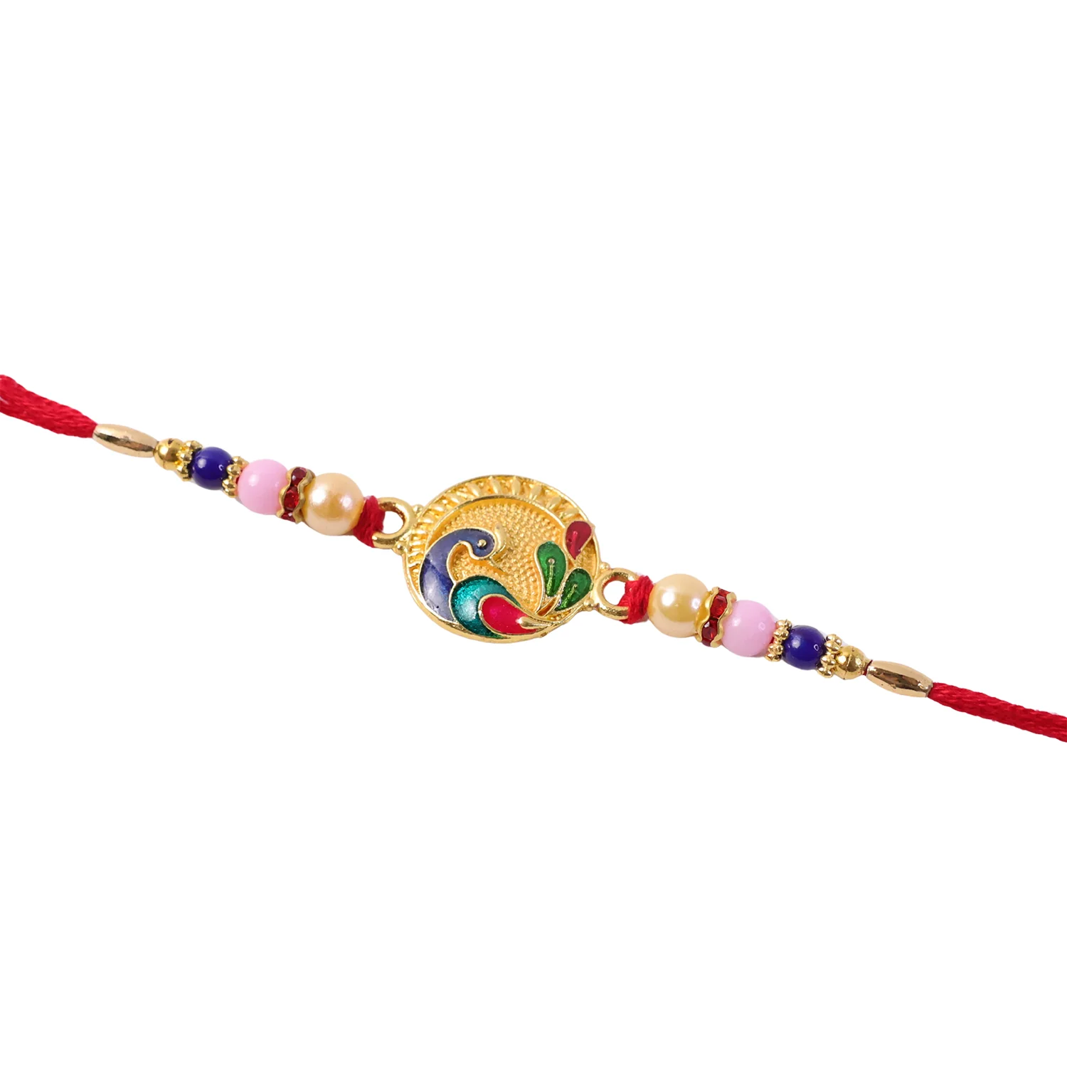 Premium Peacock Motif Designer Rakhi (1 Pc) - Image 6