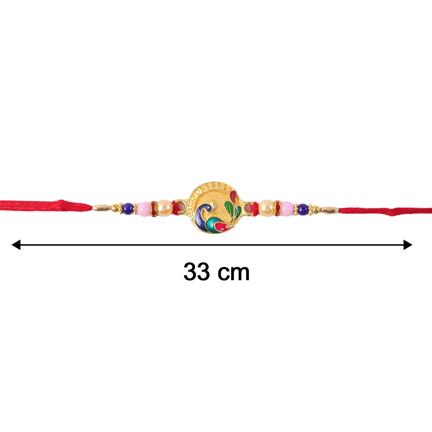 Premium Peacock Motif Designer Rakhi (1 Pc) - Image 7