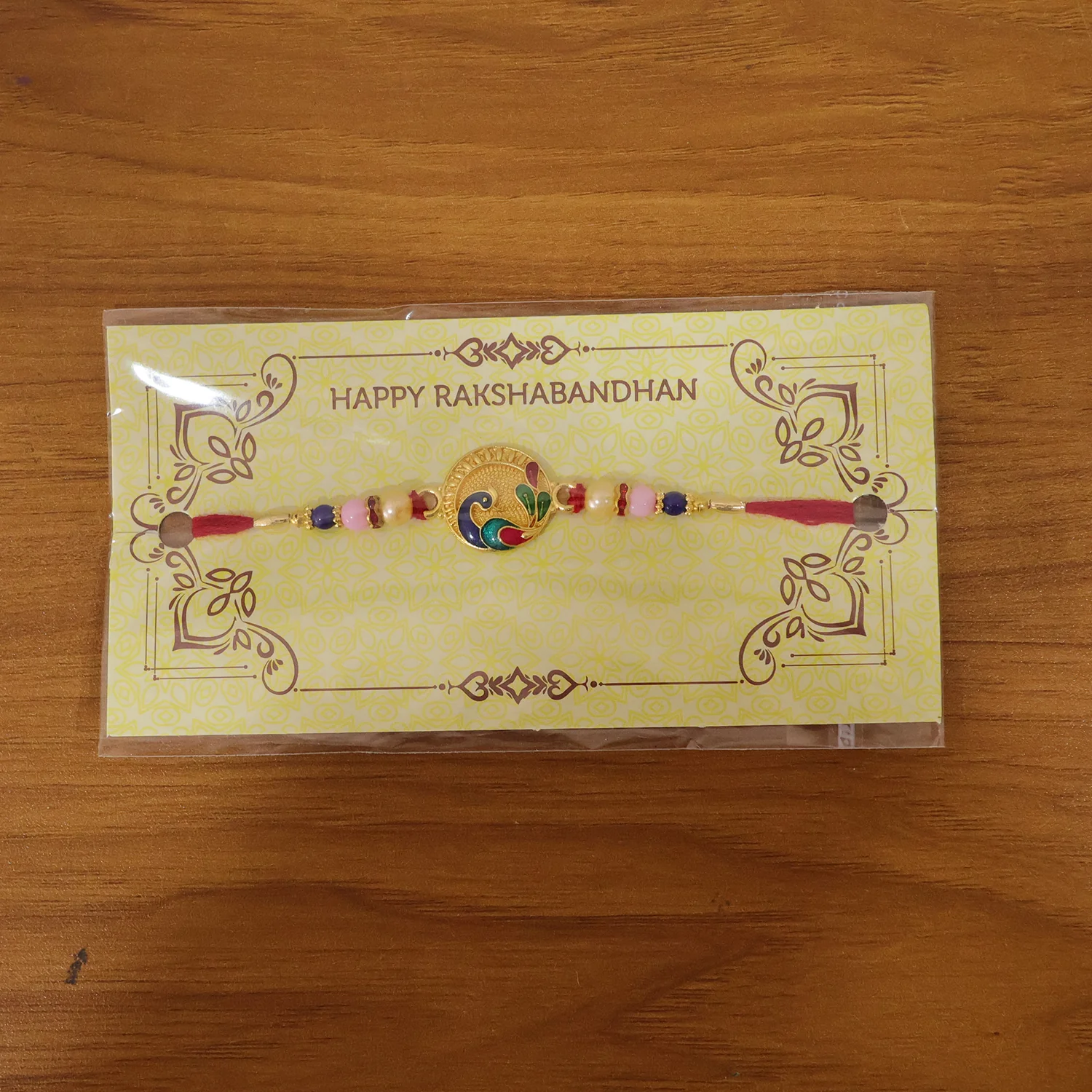 Premium Peacock Motif Designer Rakhi (1 Pc) - Image 9