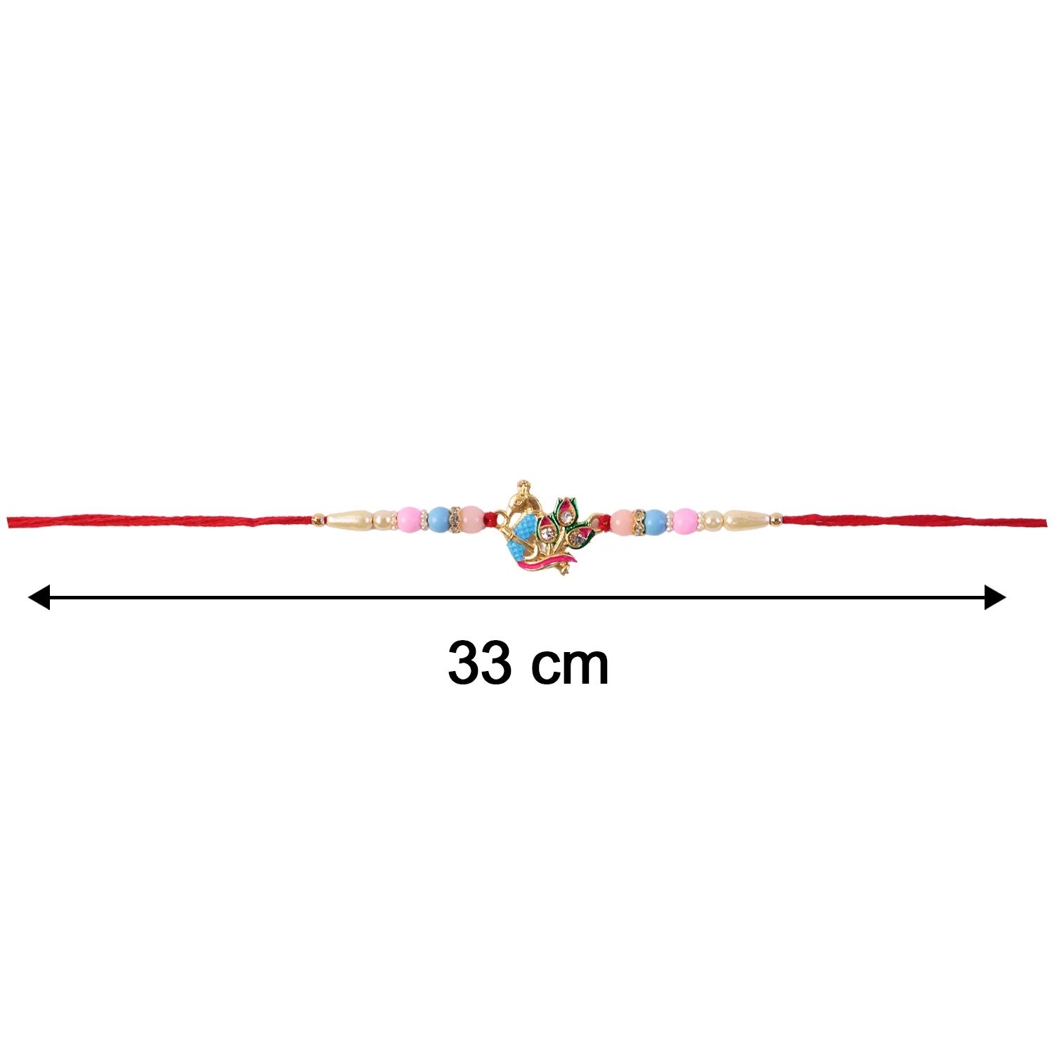 Premium Peacock Motif Designer Rakhi (1 Pc) - Image 7