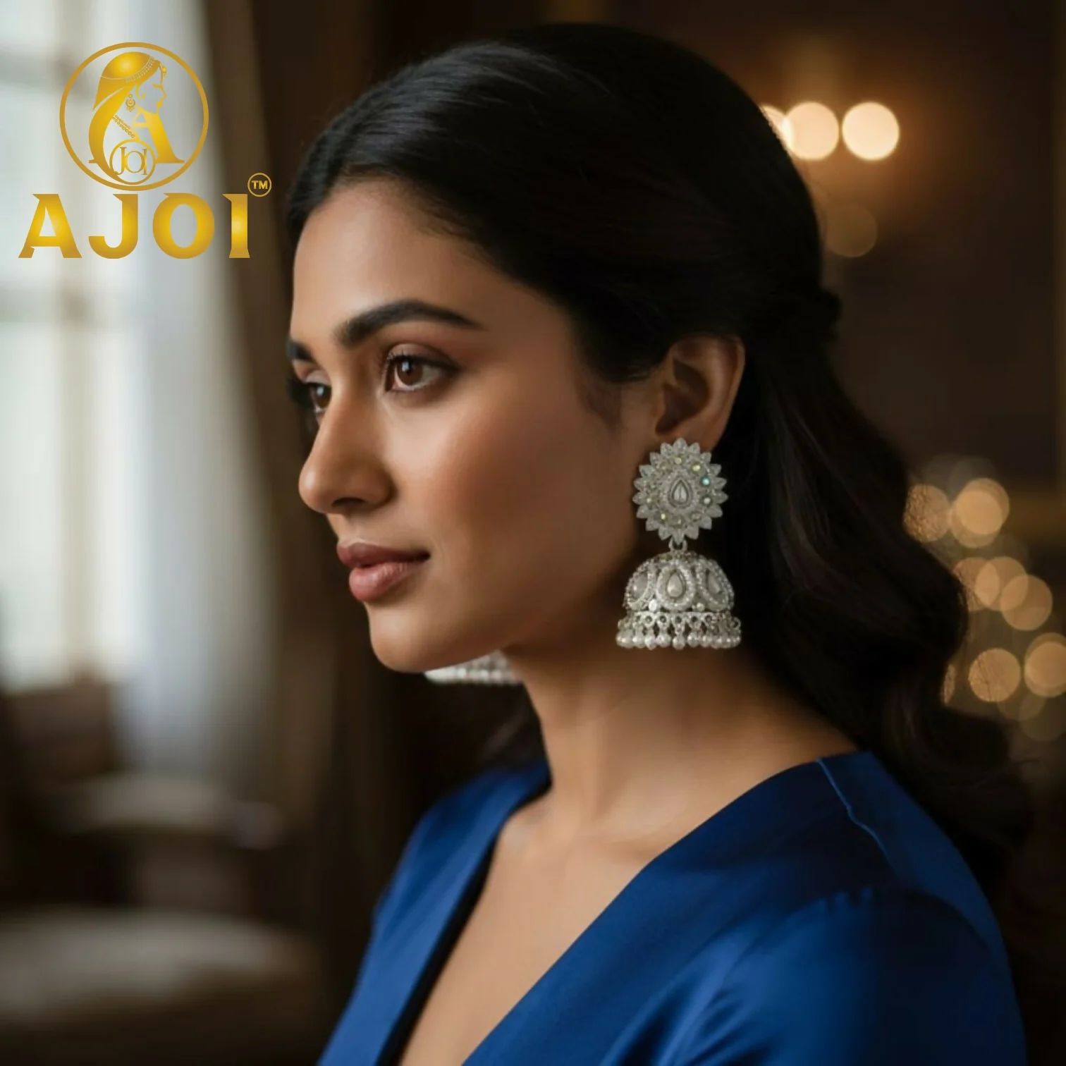 Premium Pearl Radiance Earrings - Image 2