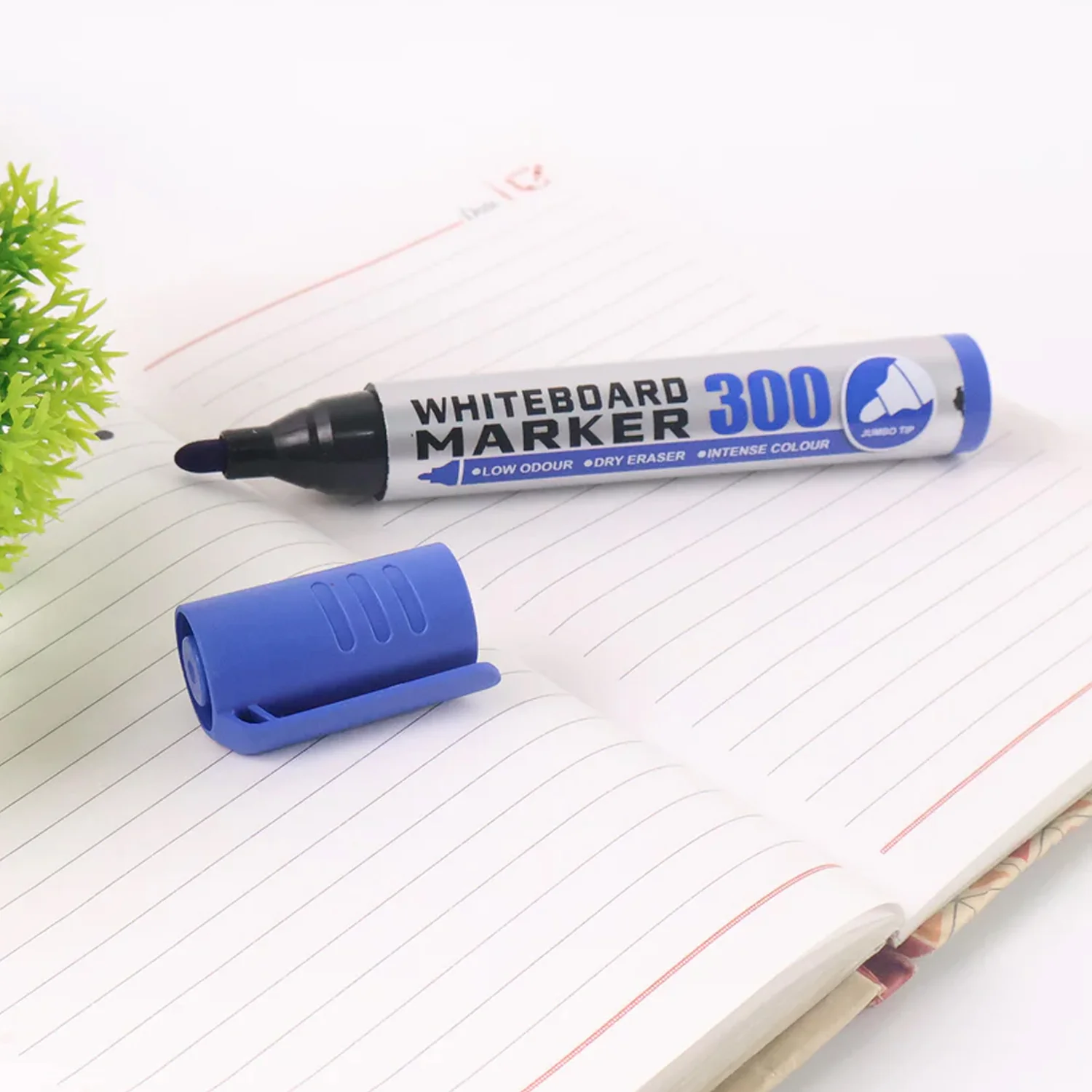 Premium Permanent Blue Marker Pen Set (6 Pcs Set) - Image 3