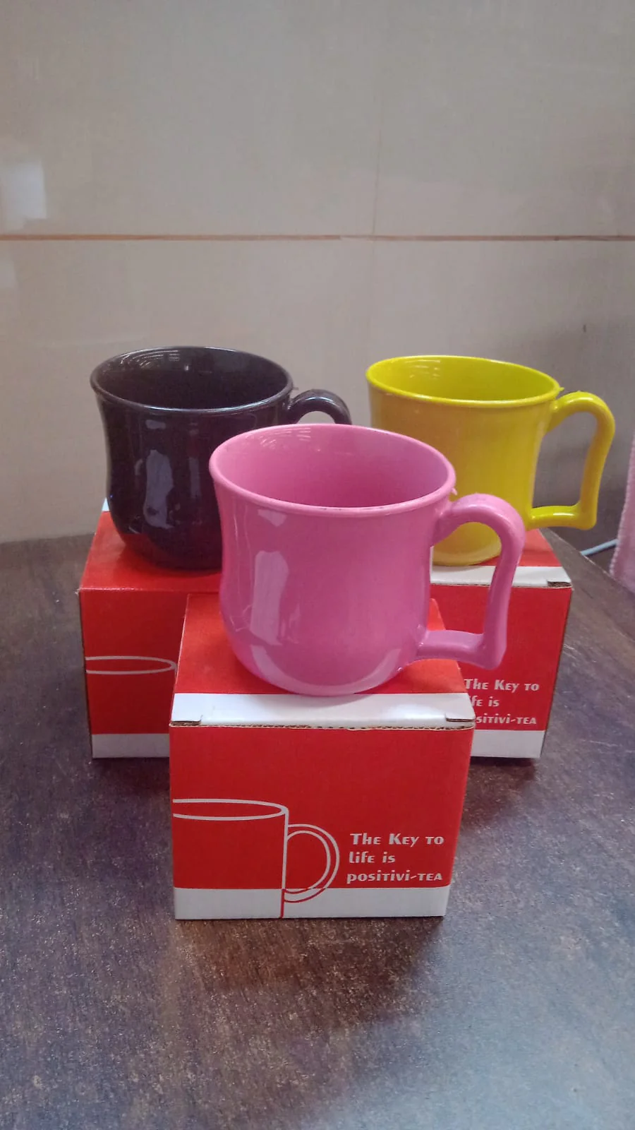 Premium Plastic Coffee,Tea Mug with Handle (1 Pc / With Color Box / Mix Color) - Image 12