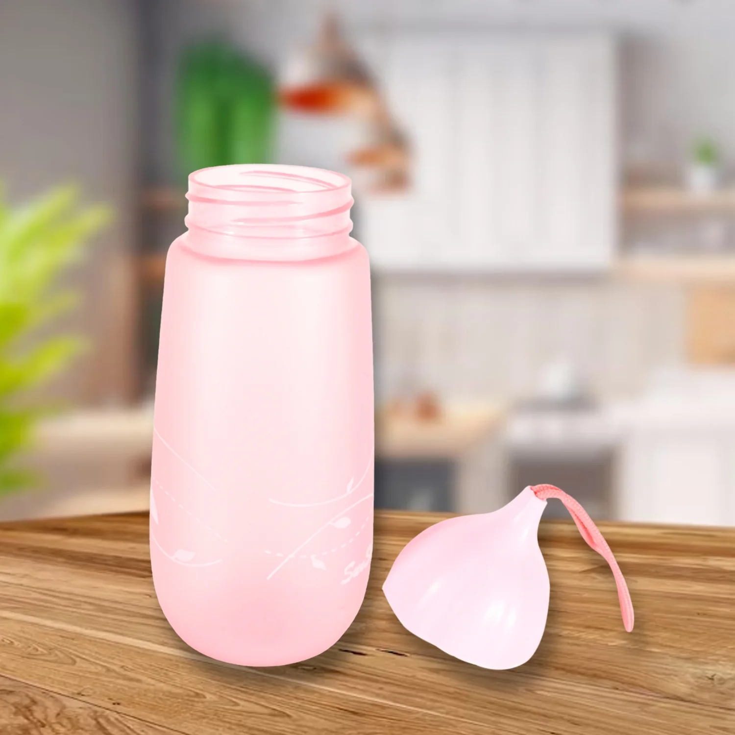 Unique Shape Premium Plastic water bottle With Dori  (1 Pc / 550 ML) - Image 5