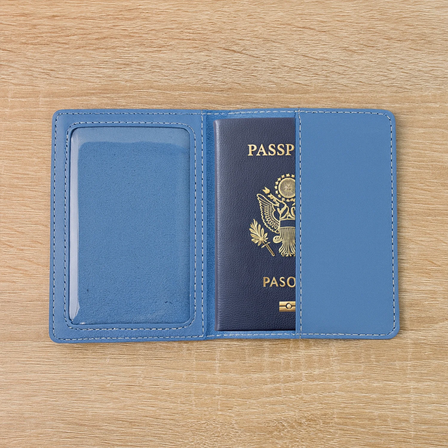 Premium PU Leather Passport Holder with Card Slots (1 Pc) - Image 8