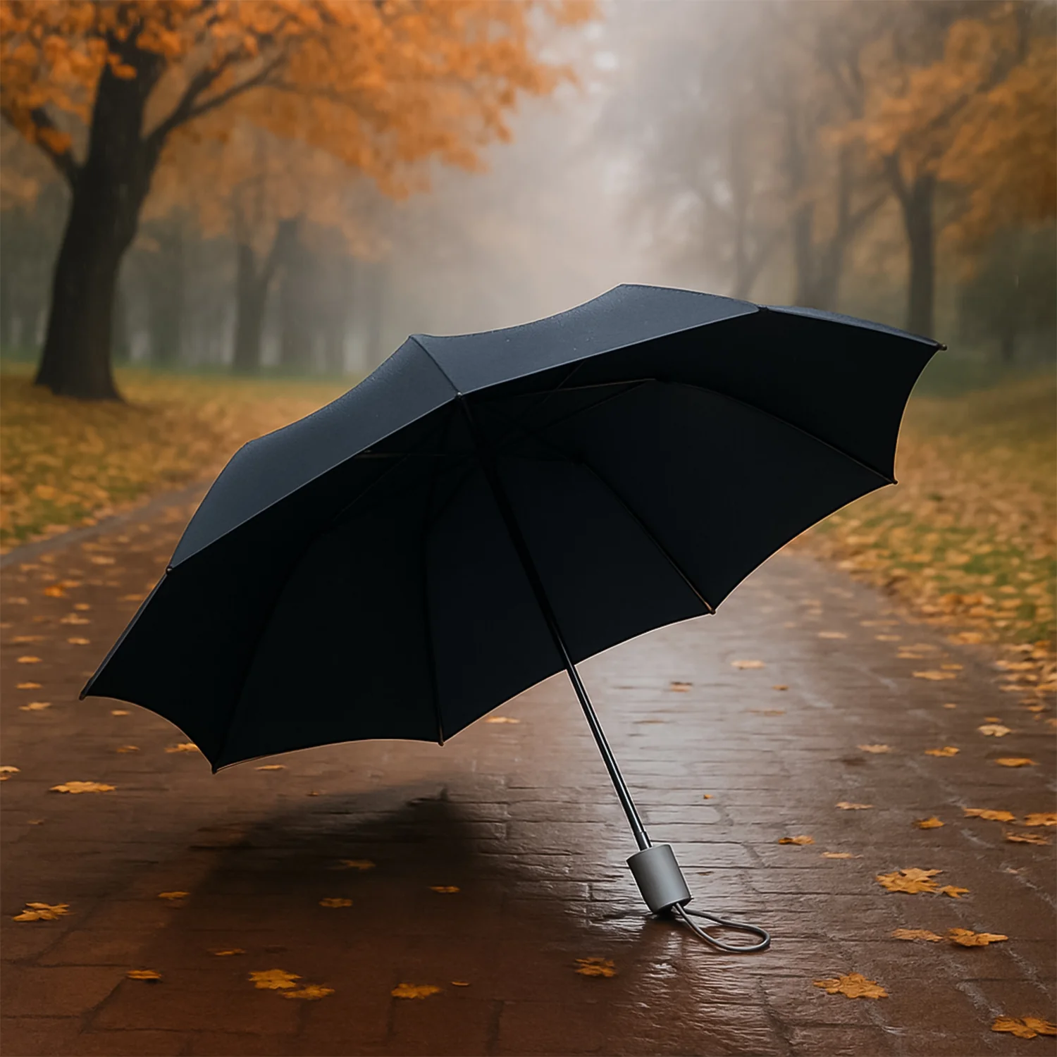 Premium Quality Compact Foldable Umbrella (1 Pc) - Image 3