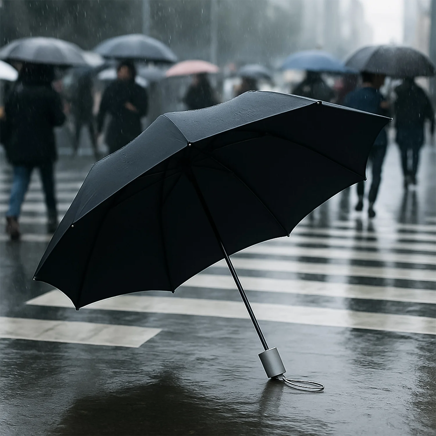 Premium Quality Compact Foldable Umbrella (1 Pc) - Image 4