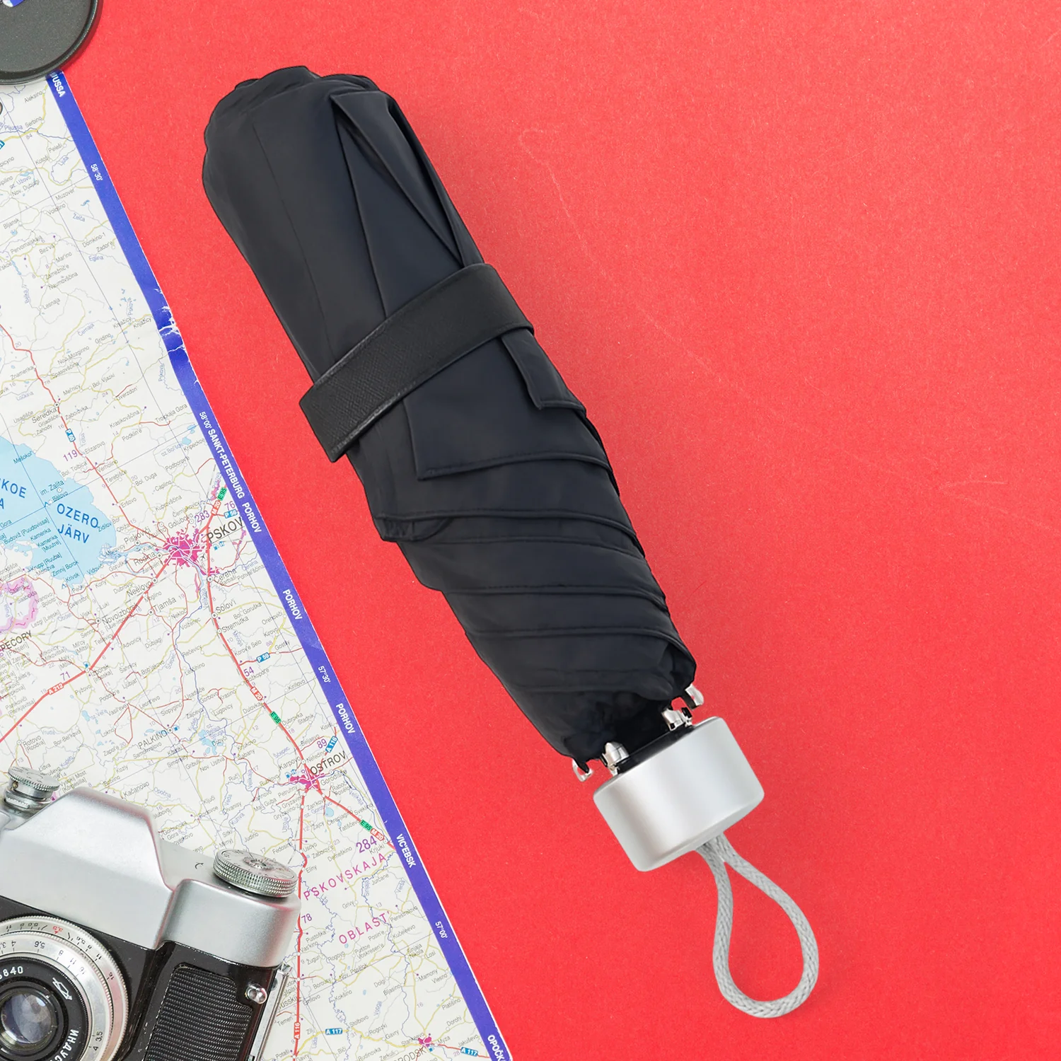 Premium Quality Compact Foldable Umbrella (1 Pc) - Image 7