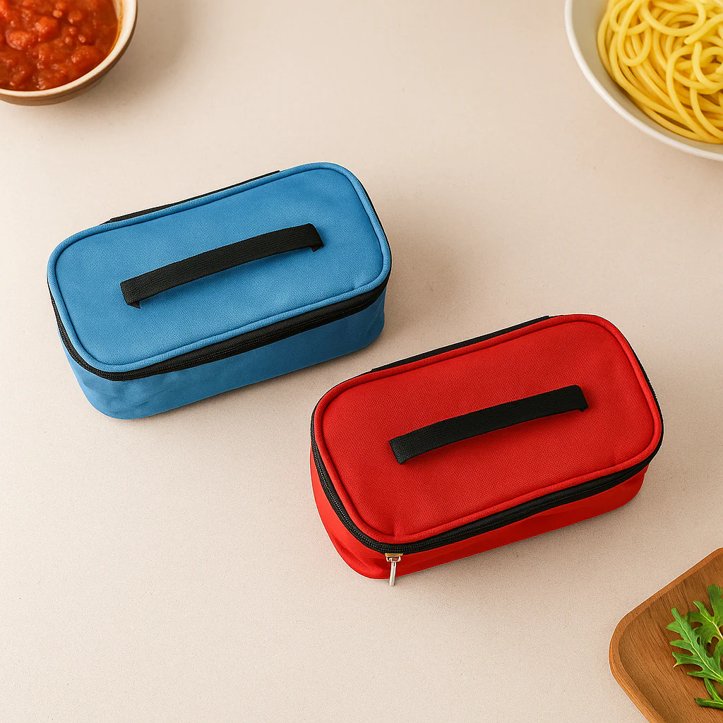 Premium Quality Insulated Lunch box Bag (1 Pc) - Image 3