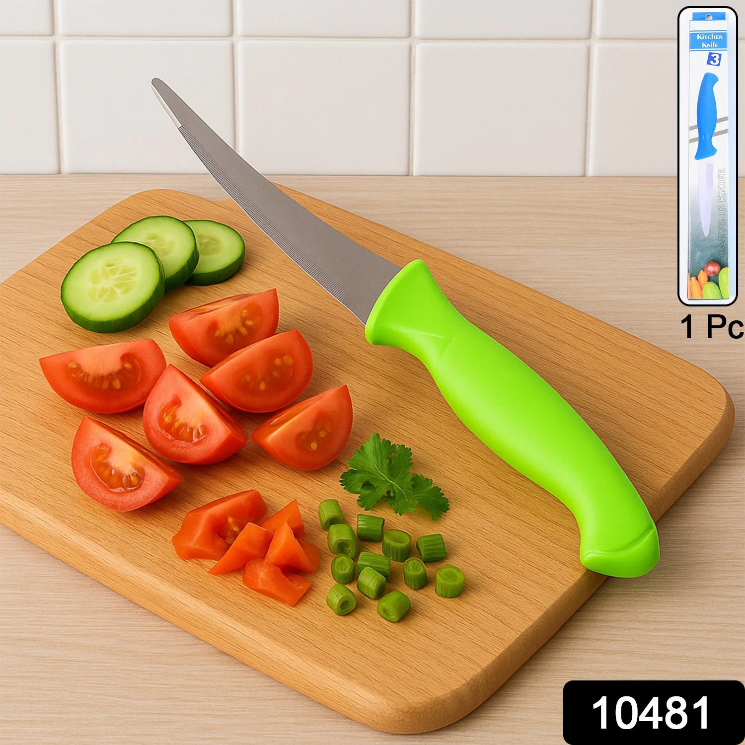 Premium Quality Multipurpose Kitchen Knife with Soft Ergonomic Handle (1 Pc) - Image 2