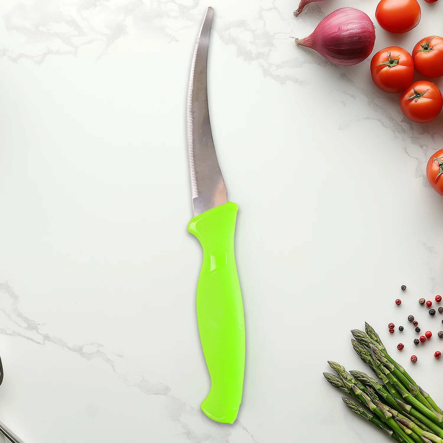 Premium Quality Multipurpose Kitchen Knife with Soft Ergonomic Handle (1 Pc) - Image 4