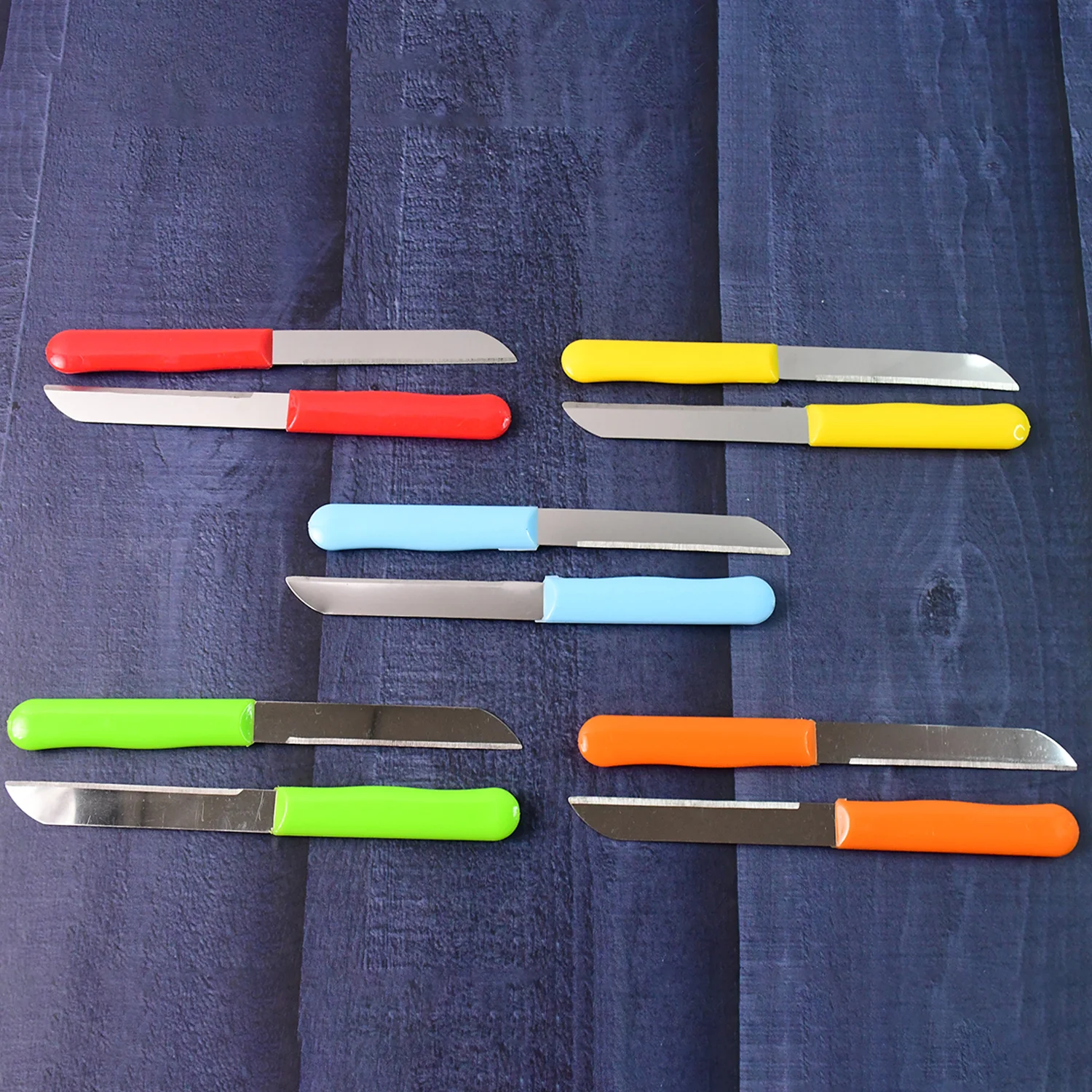 Premium Quality Stainless Steel Handle Plain Knife (10 Pc / 1 Set) - Image 3