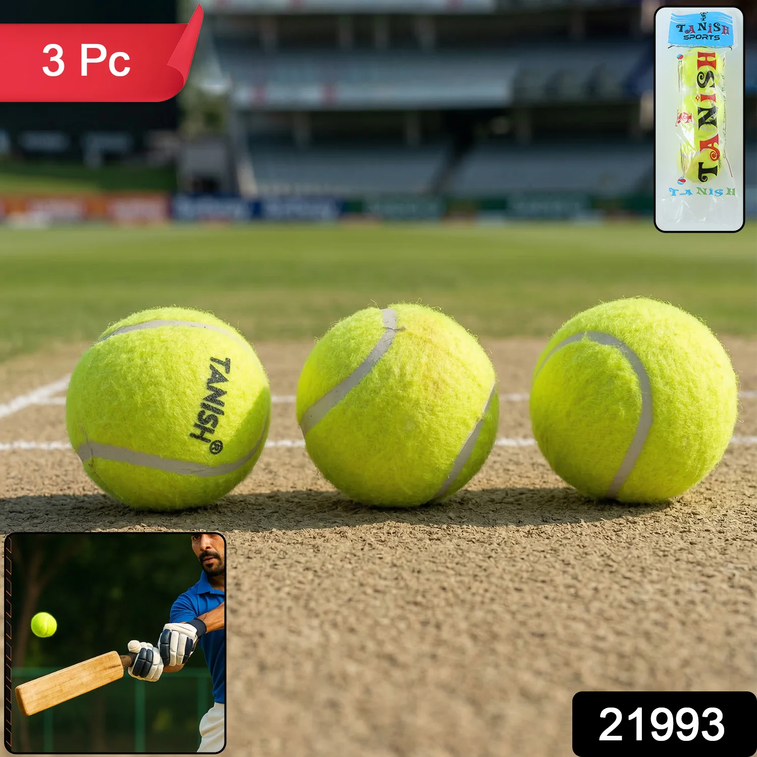 Premium-Quality Tennis Ball Set (3 Pc Set) - Image 2