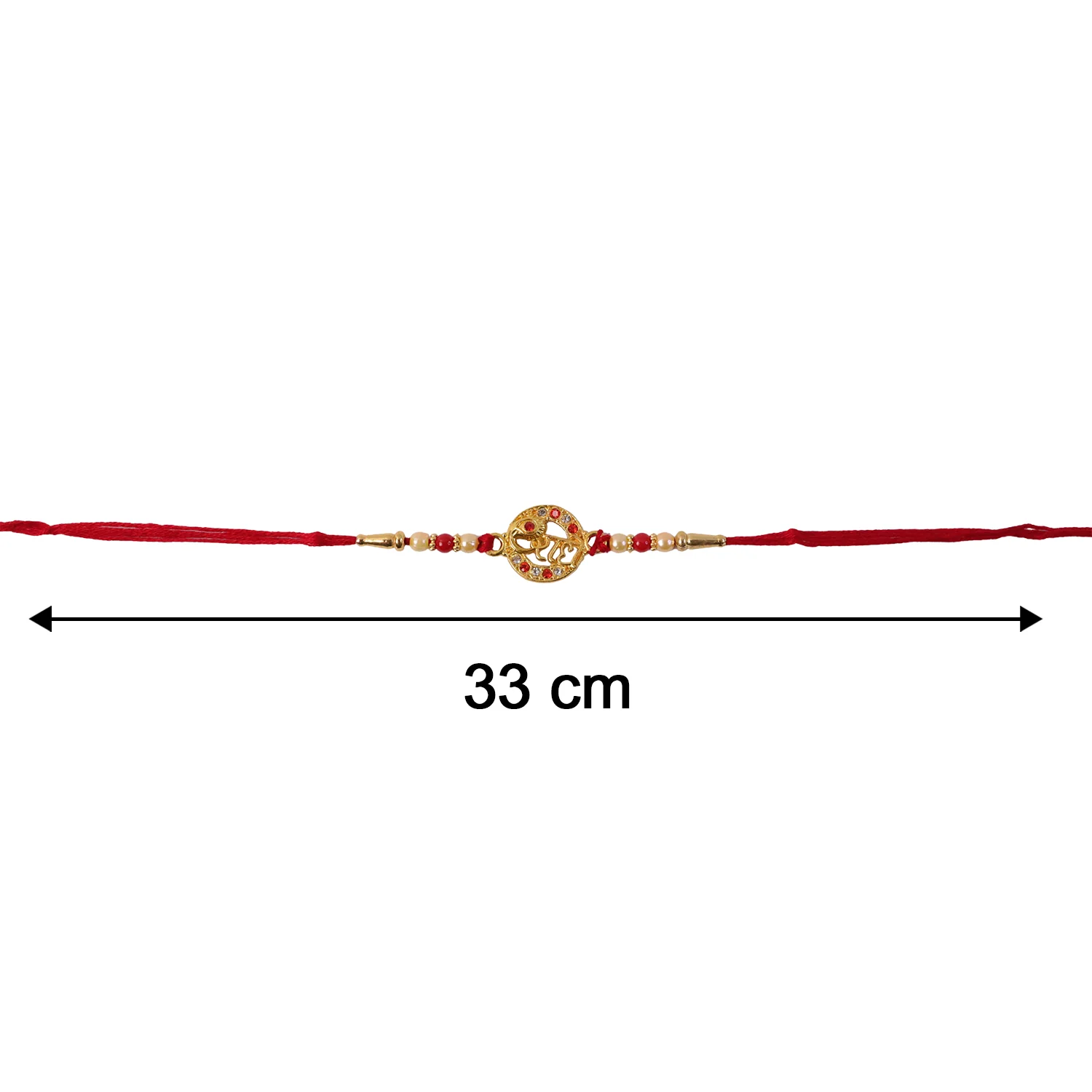 Premium Radhe Name Designer Rakhi (1 Pc) - Image 7