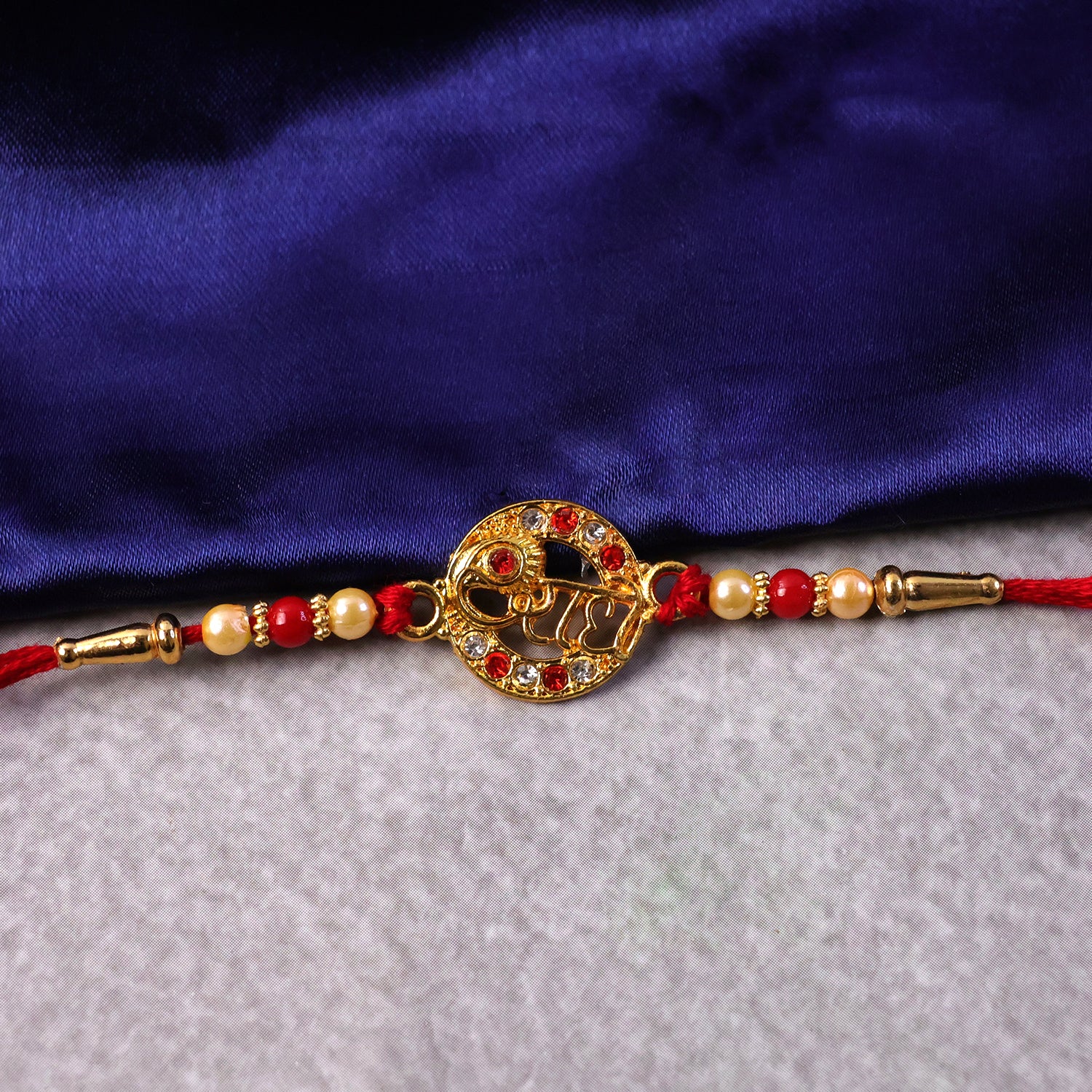 Premium Radhe Name Designer Rakhi (1 Pc) - Image 8