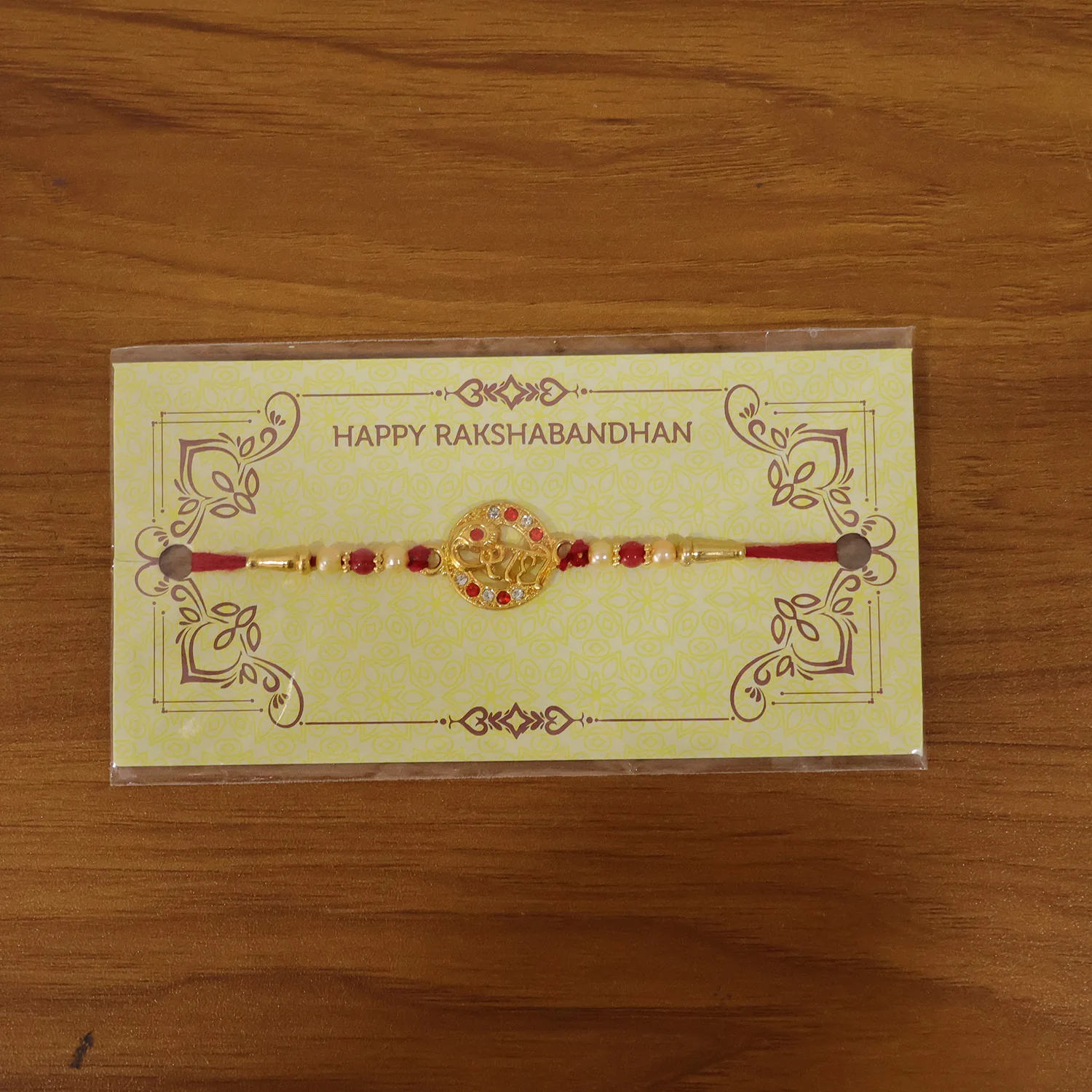 Premium Radhe Name Designer Rakhi (1 Pc) - Image 9