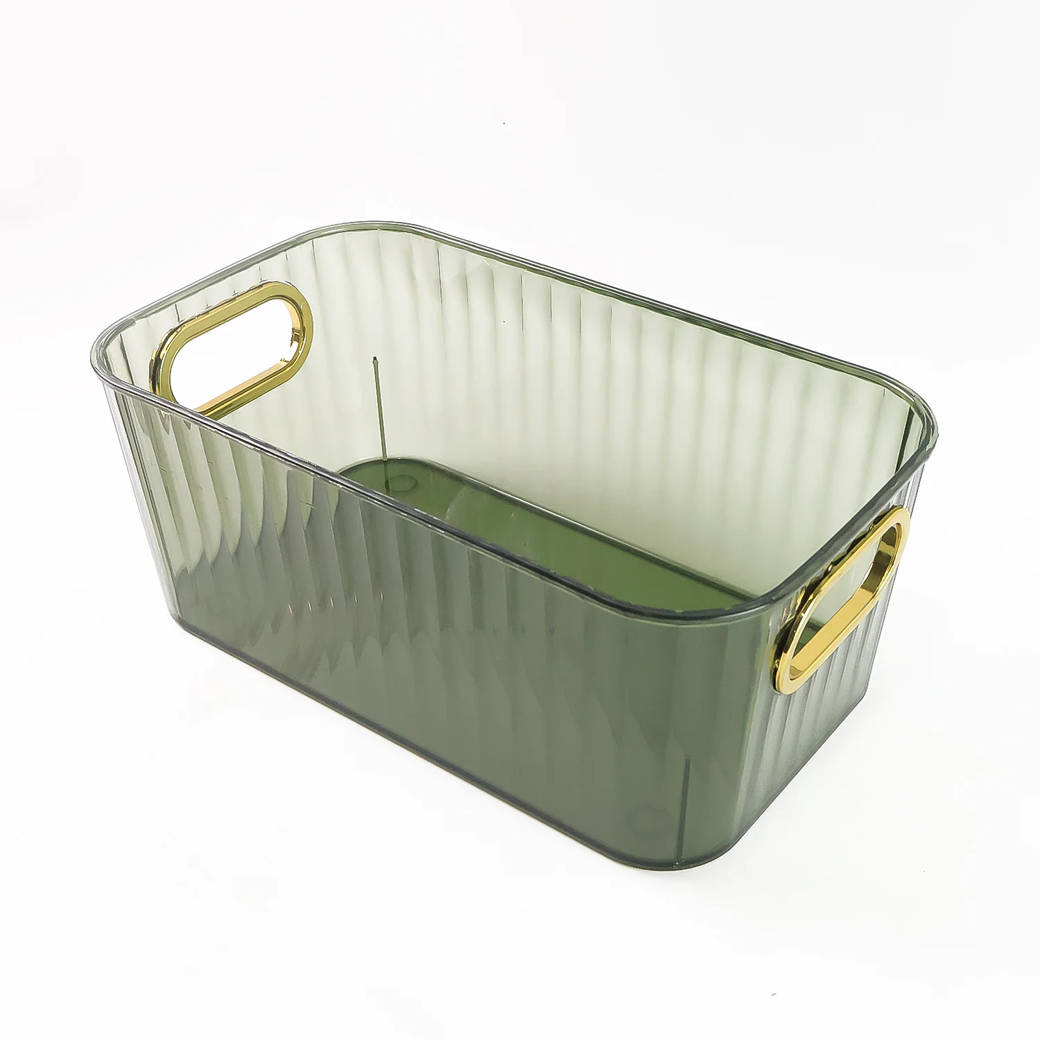 Premium Ribbed Transparent Storage Basket - Image 5