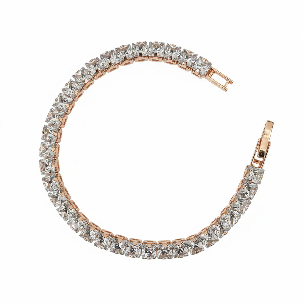 Premium Rose Gold Plated AD Bracelet for women - Image 3