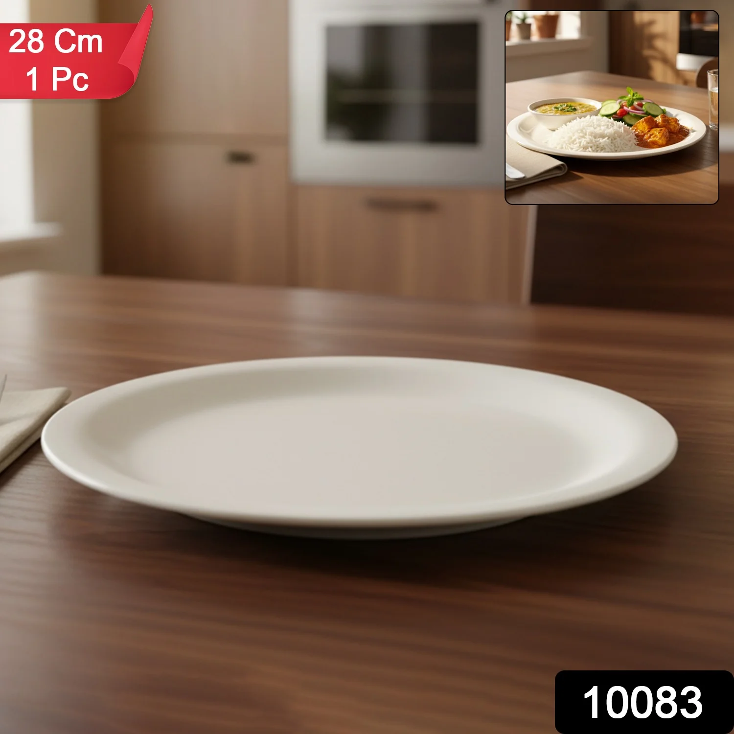 Premium Round Dinner Plate (28cm / 1 Pc) - Image 2