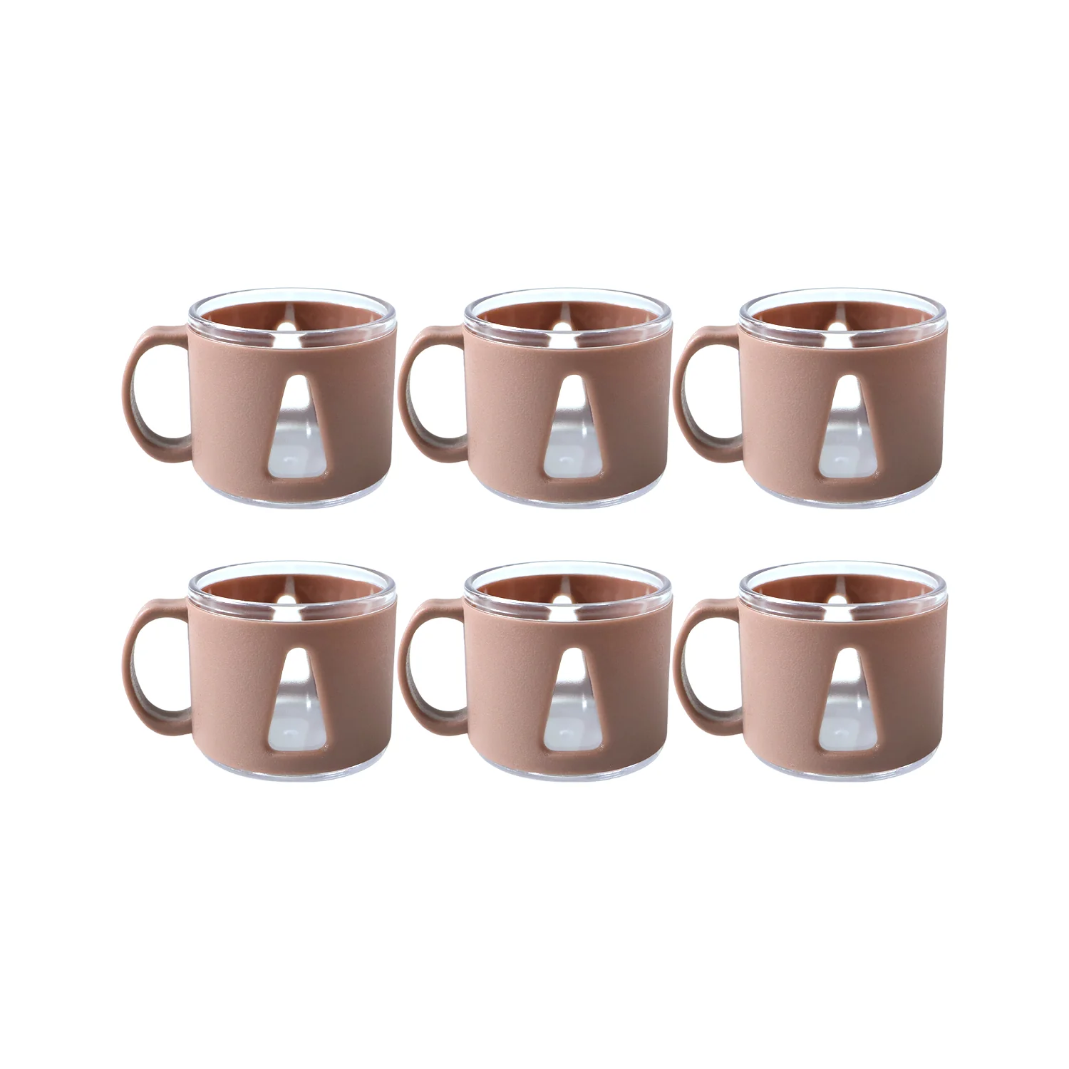 Premium Round Tea Cup Set (6 Pc Set) - Image 5