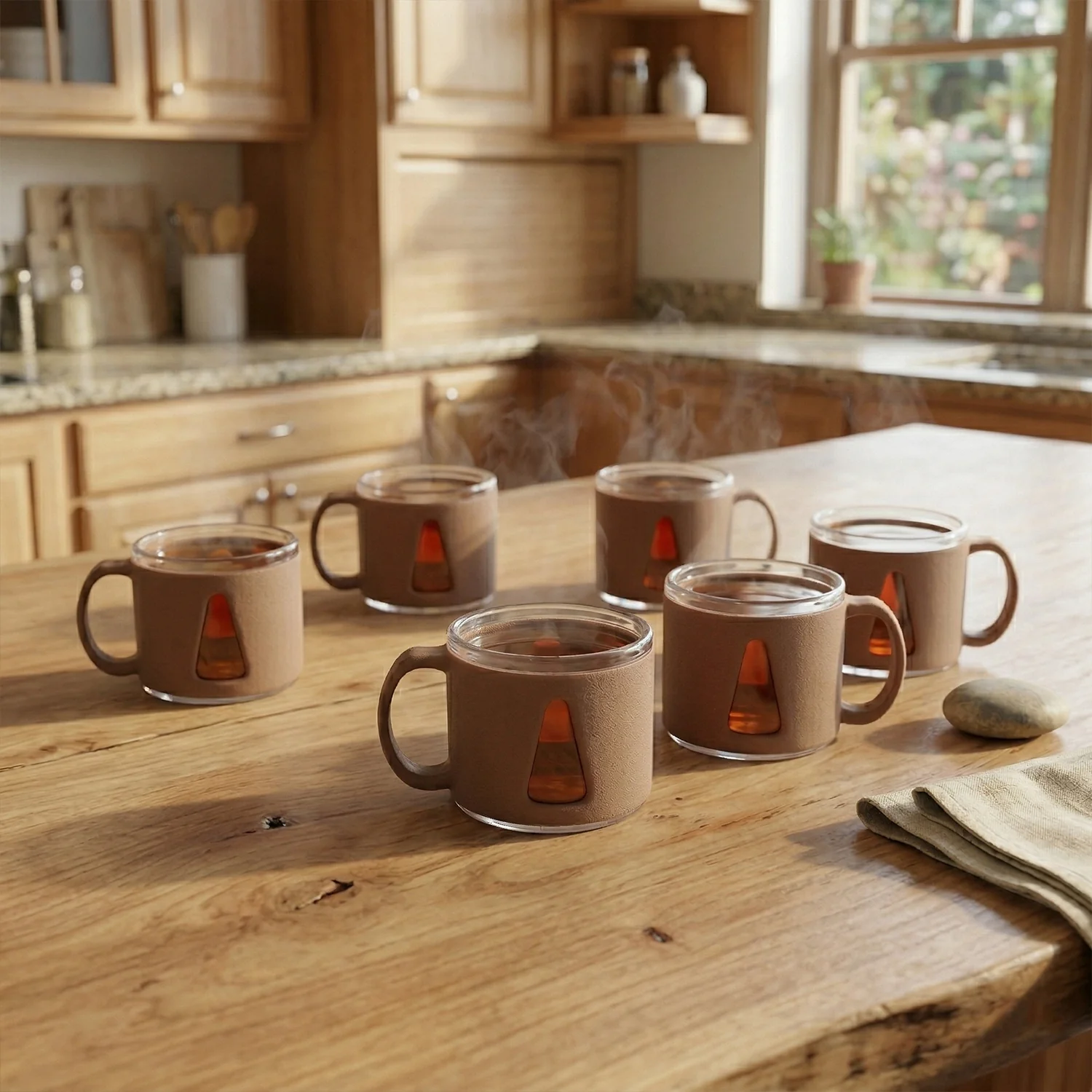 Premium Round Tea Cup Set (6 Pc Set) - Image 7
