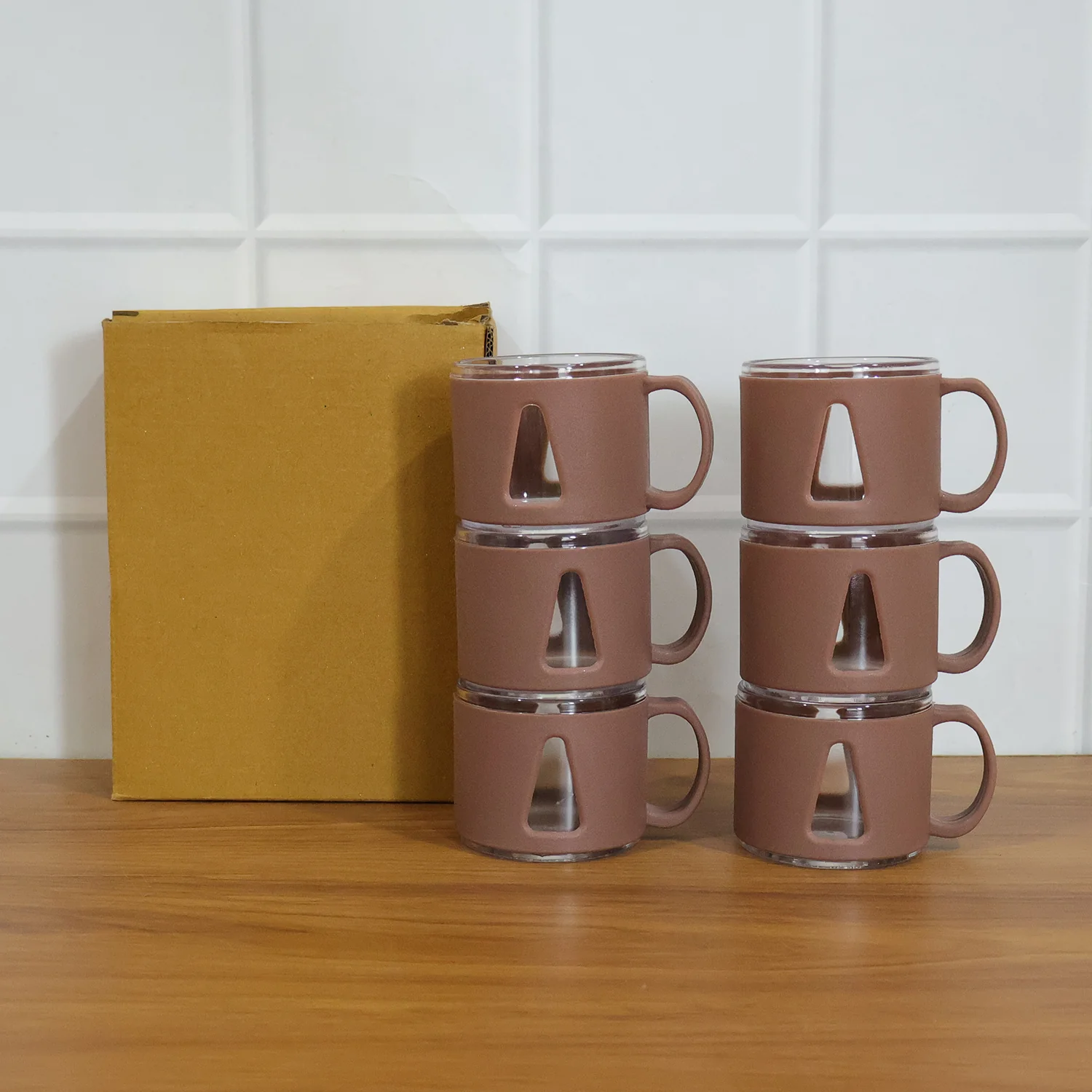 Premium Round Tea Cup Set (6 Pc Set) - Image 9
