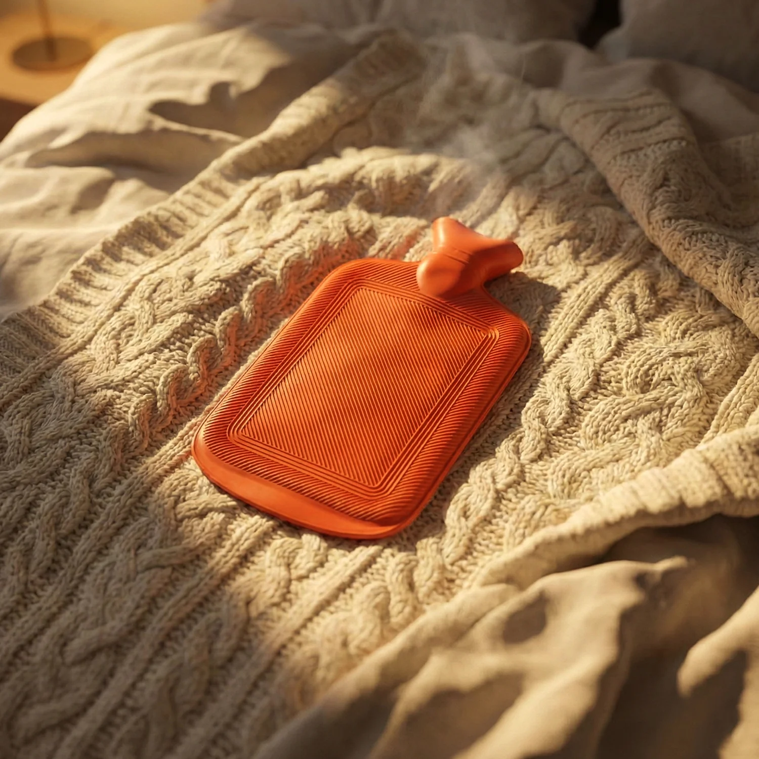 Premium Rubber Hot Water Bag for Pain Relief (31x18 Cm) - Image 3