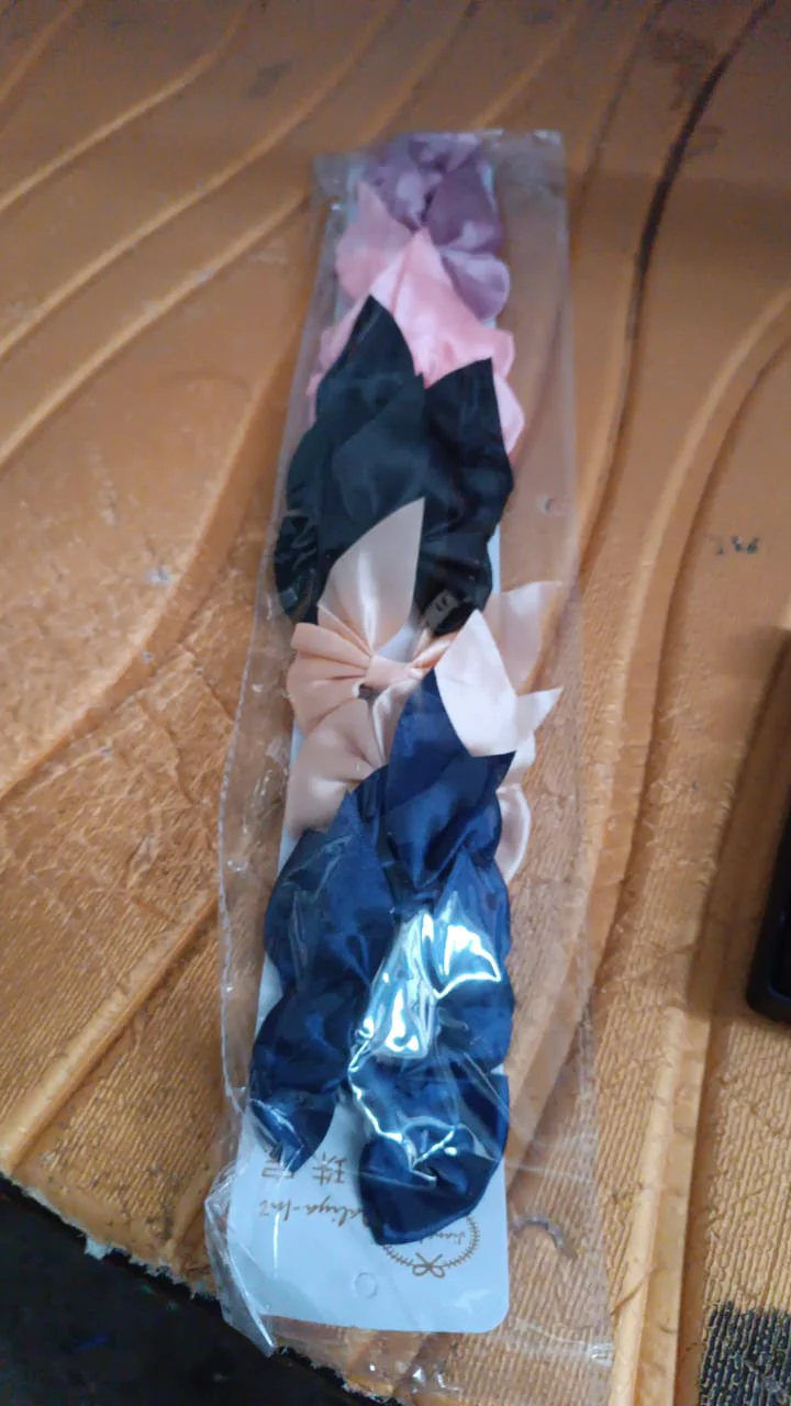Premium Satin Bow Hair Clip Set for Girls and Women (10 Pc) - Image 6