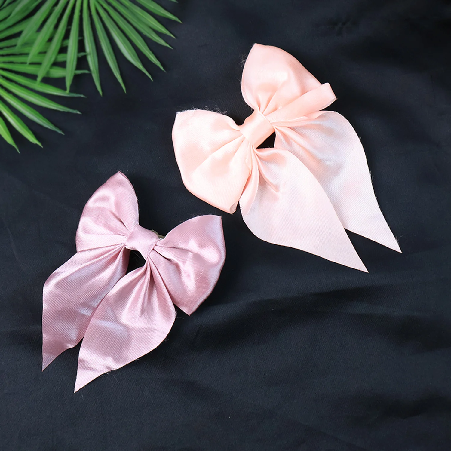 Premium Satin Bow Hair Clip Set for Girls and Women (10 Pc) - Image 7