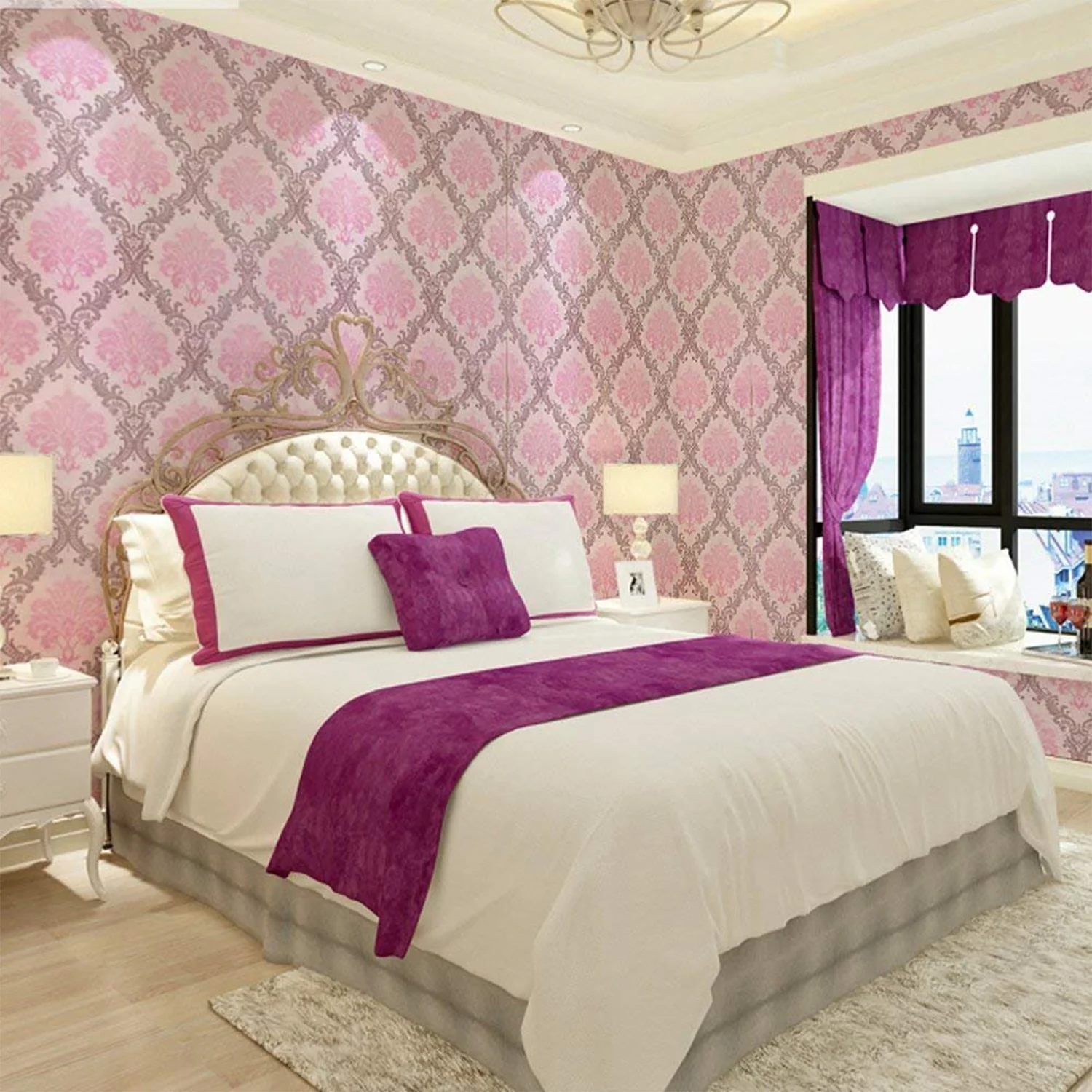 Premium Self-Adhesive Decorative Wallpaper Roll (1 Pc) - Image 3