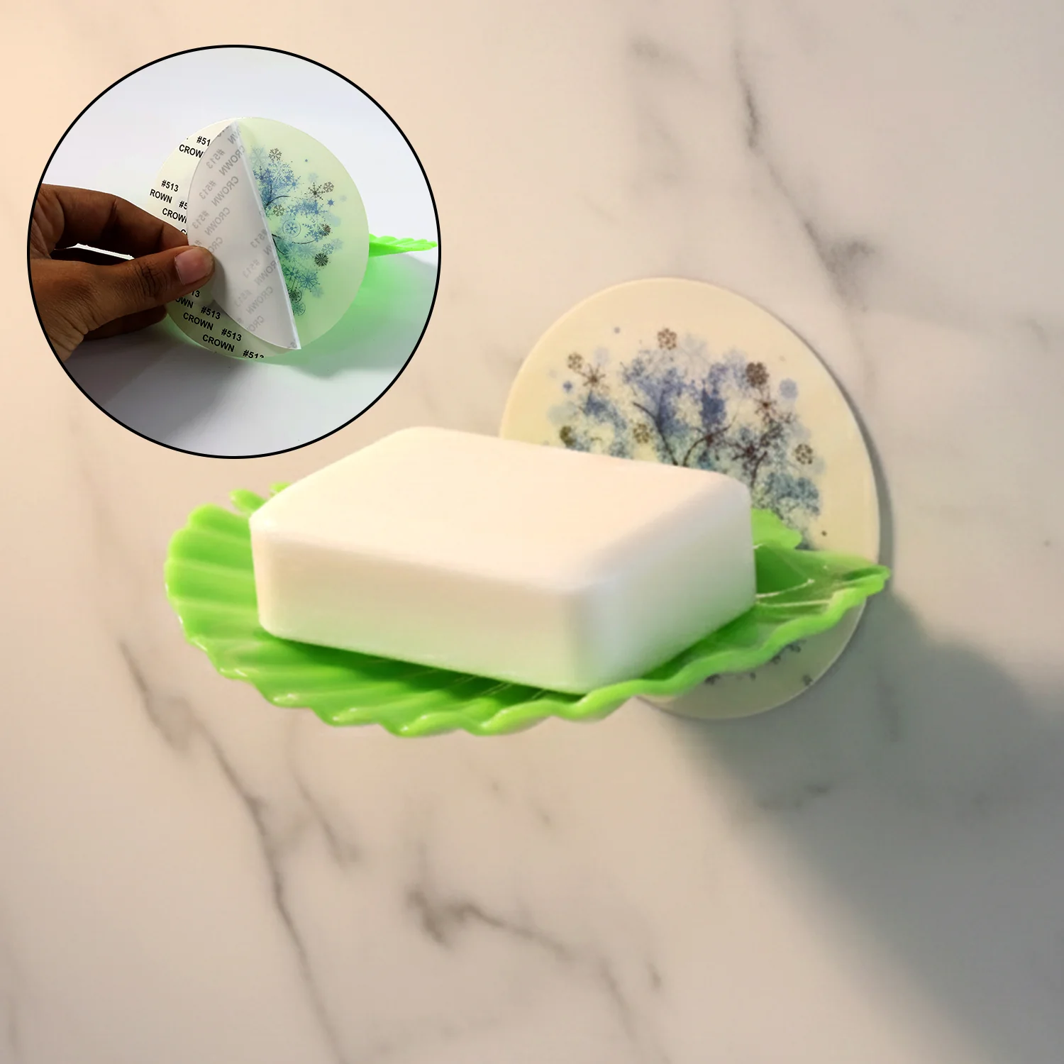 Premium Self-Adhesive Wall-Mounted Soap Holder Tray (1 Pc) - Image 6