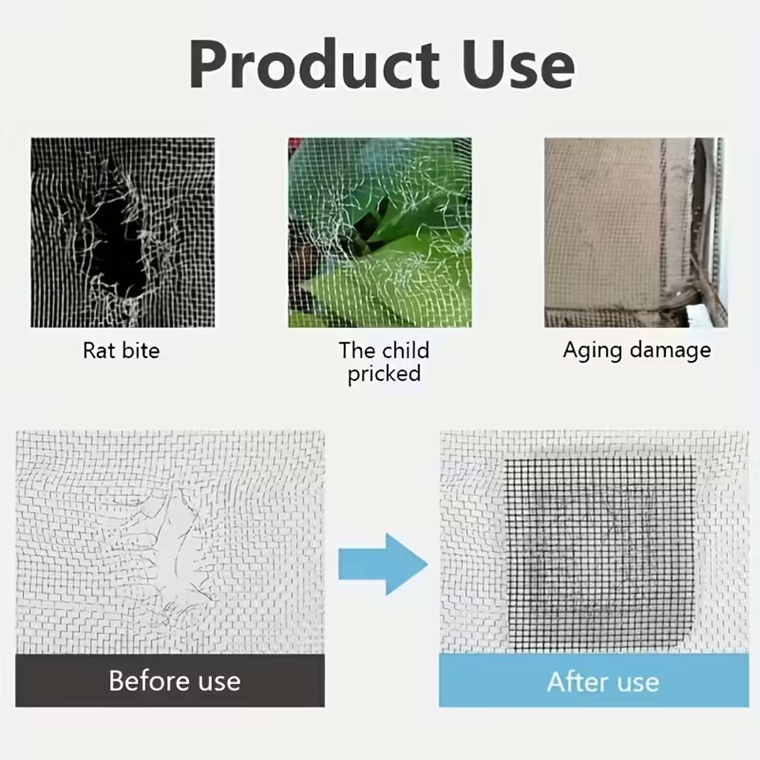 Premium Self-Adhesive Window Screen Repair Mesh Tape (5cm x 1m) - Image 6
