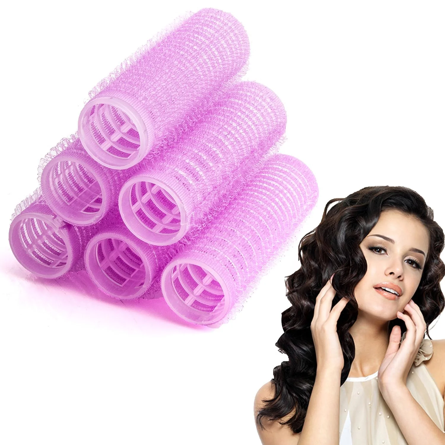 Premium Self-Grip Hair Rollers (6 Pc / Set ) - Image 6