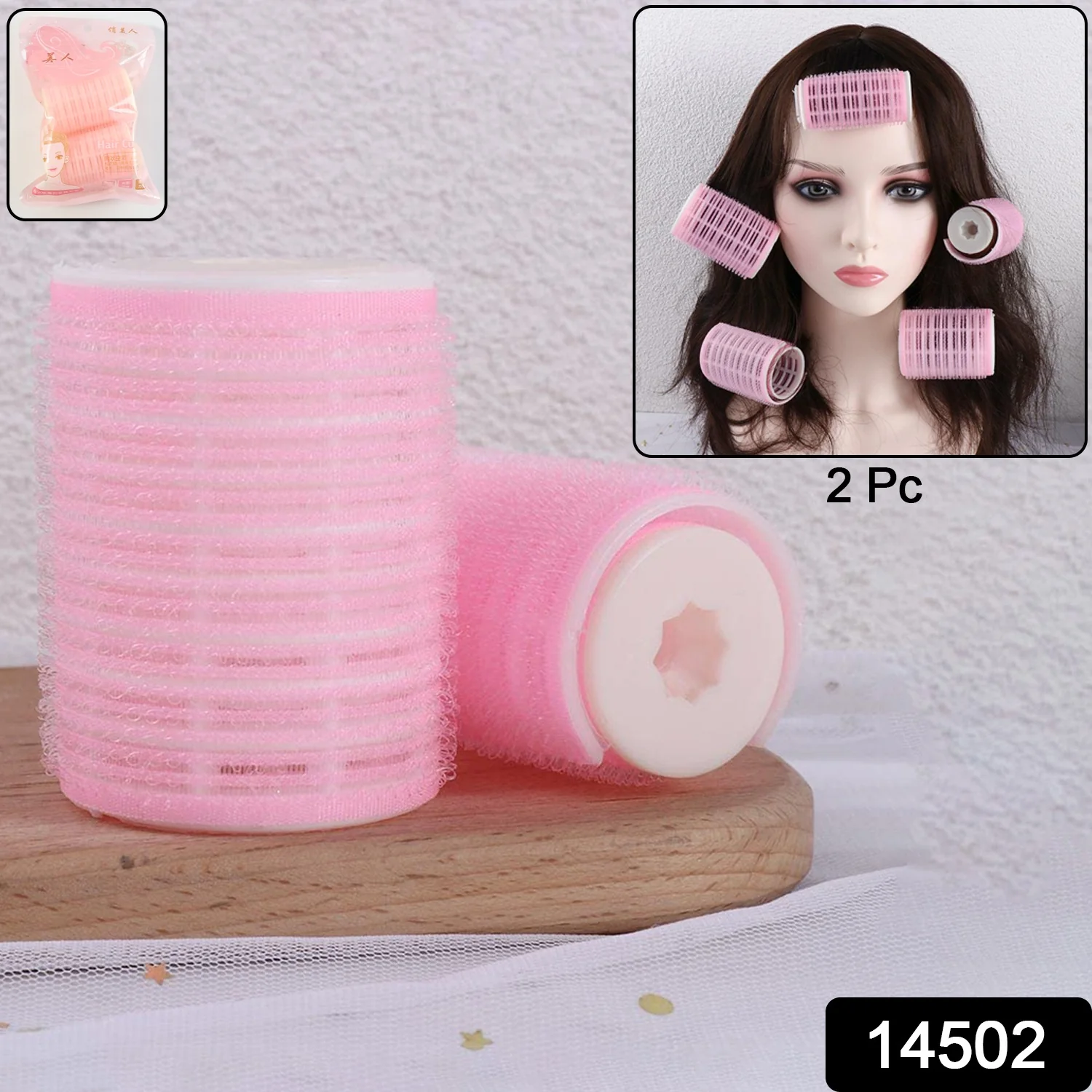 Premium Self-Grip Hair Styling Velcro Rollers Set - Image 2
