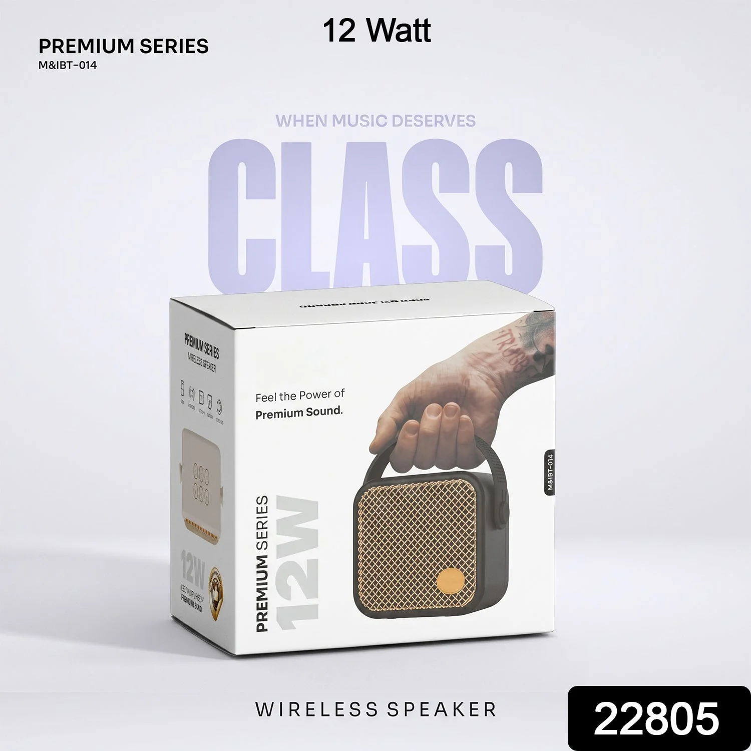 Premium Series 12W Wireless Mini Speaker (1 Pc) - Image 2