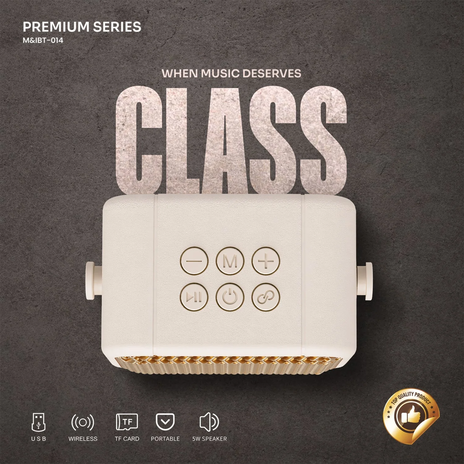 Premium Series 12W Wireless Mini Speaker (1 Pc) - Image 4