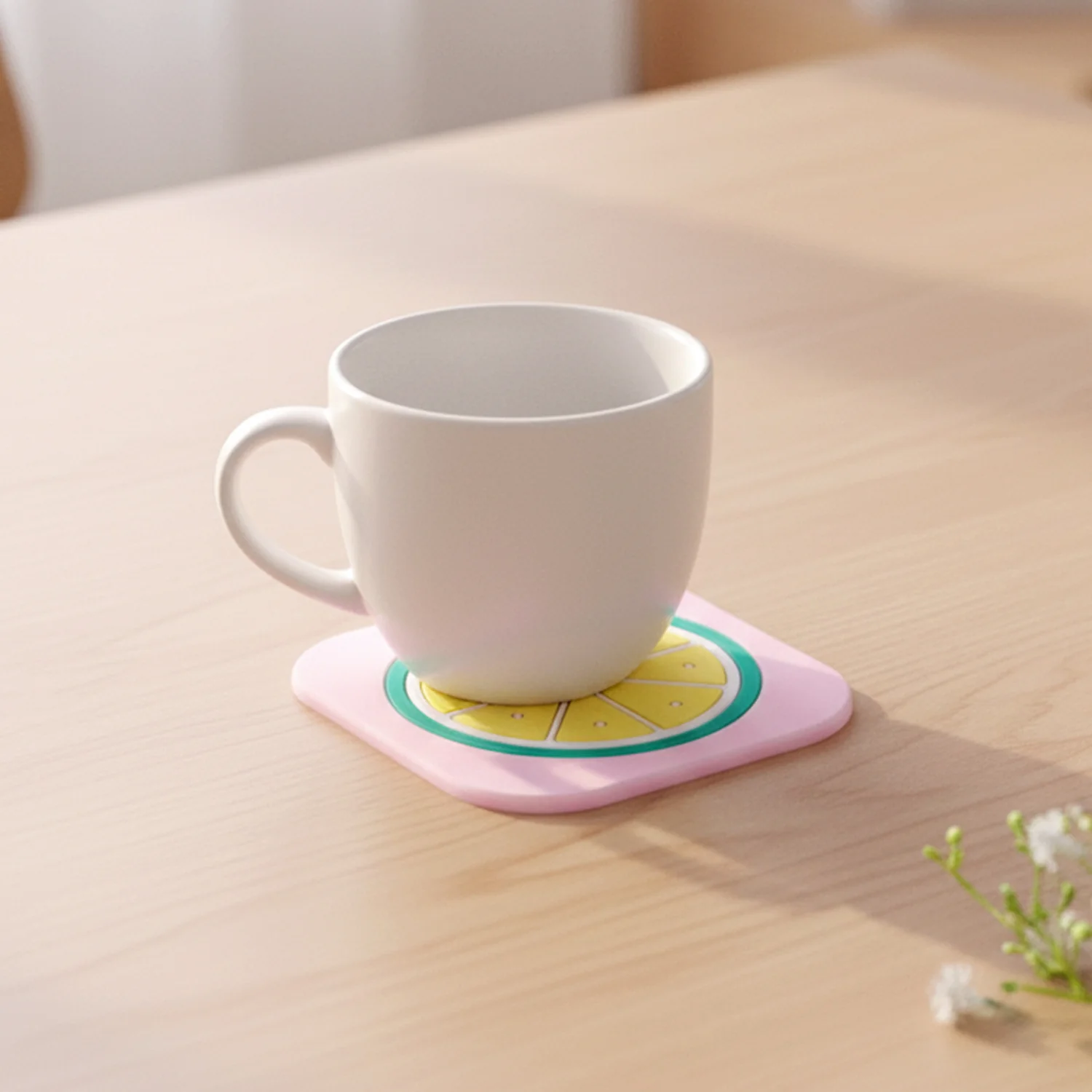 Premium Silicone Drink Coaster (1 Pc, 8×8 cm / Mix Design) - Image 3