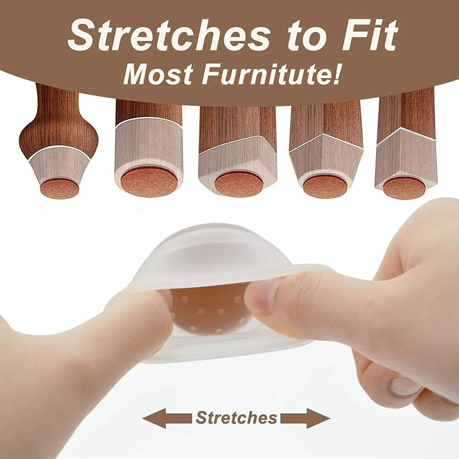 Premium Silicone Furniture Feet Pads (4 Pc Set / Mix Color) - Image 9