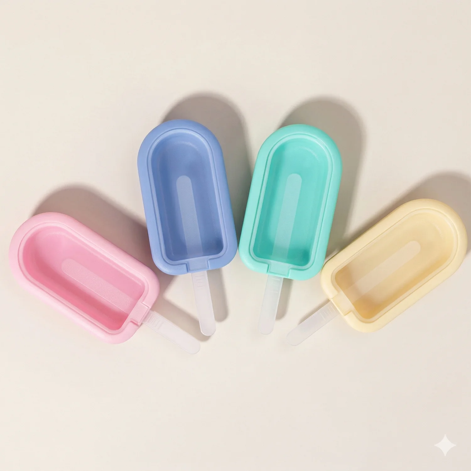 Premium Silicone Ice Cream Popsicle Mold Set 4 Pc - Image 8