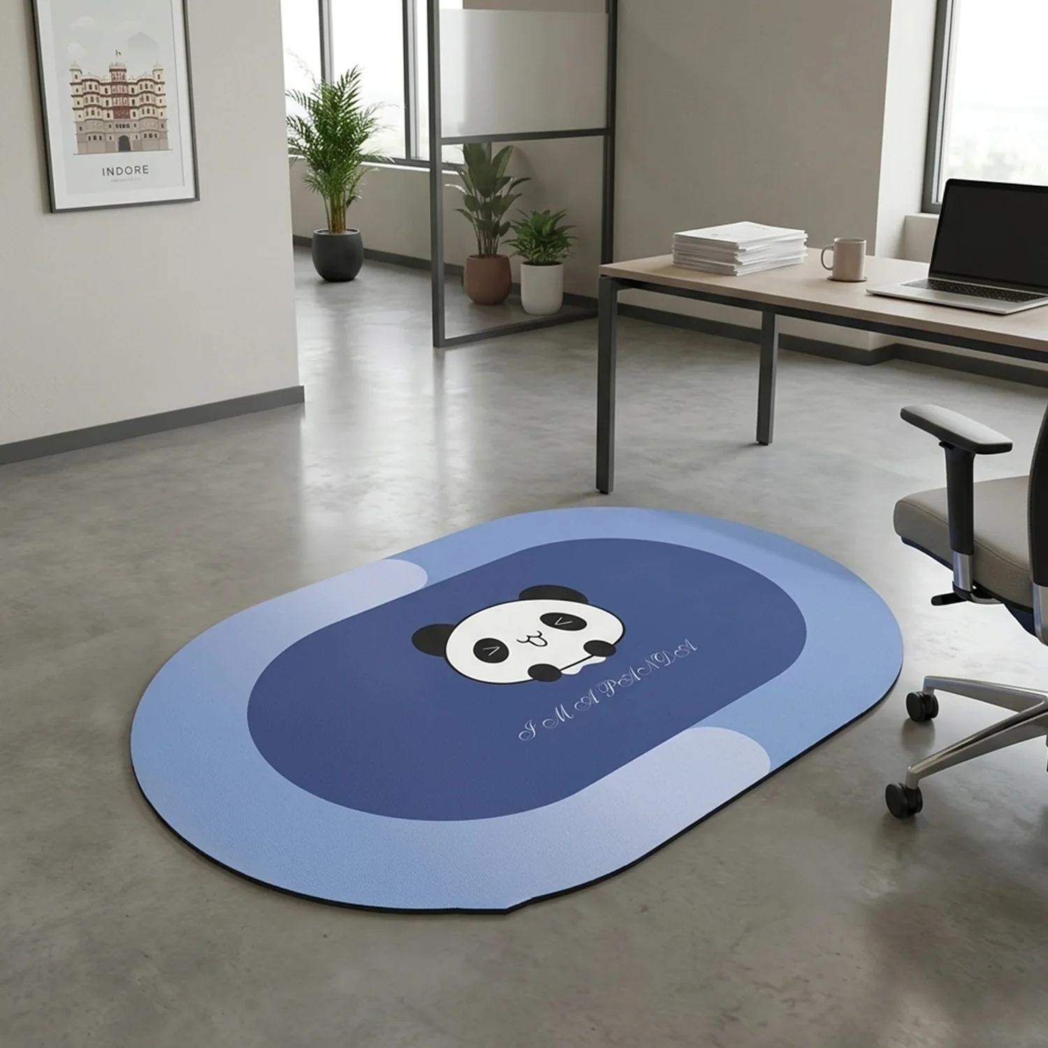 Premium Soft Anti Slip Bathroom Floor Mat (1 Pc, 79x50 Cm) - Image 3