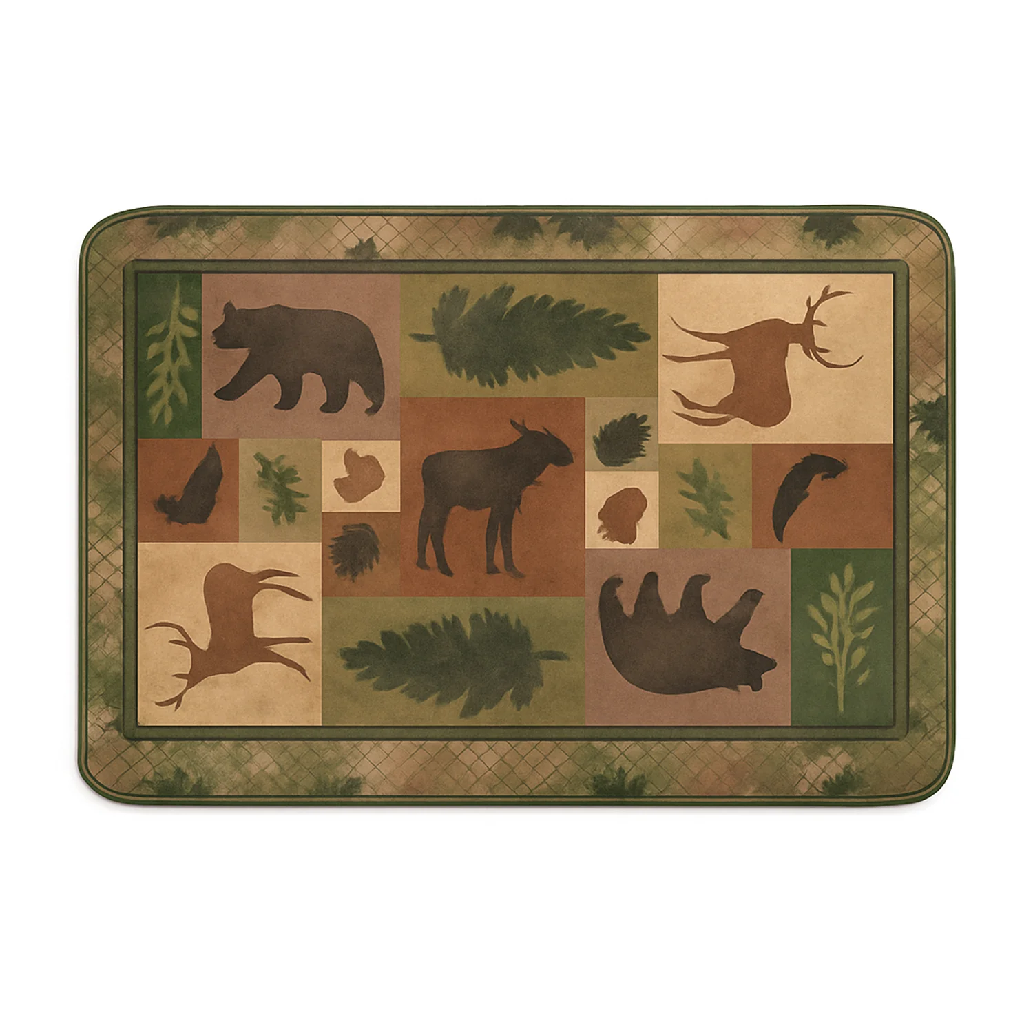 Premium Soft Anti-Slip Floor Mat - (1 Pc / 80x50 Cm / mix design / color) - Image 5