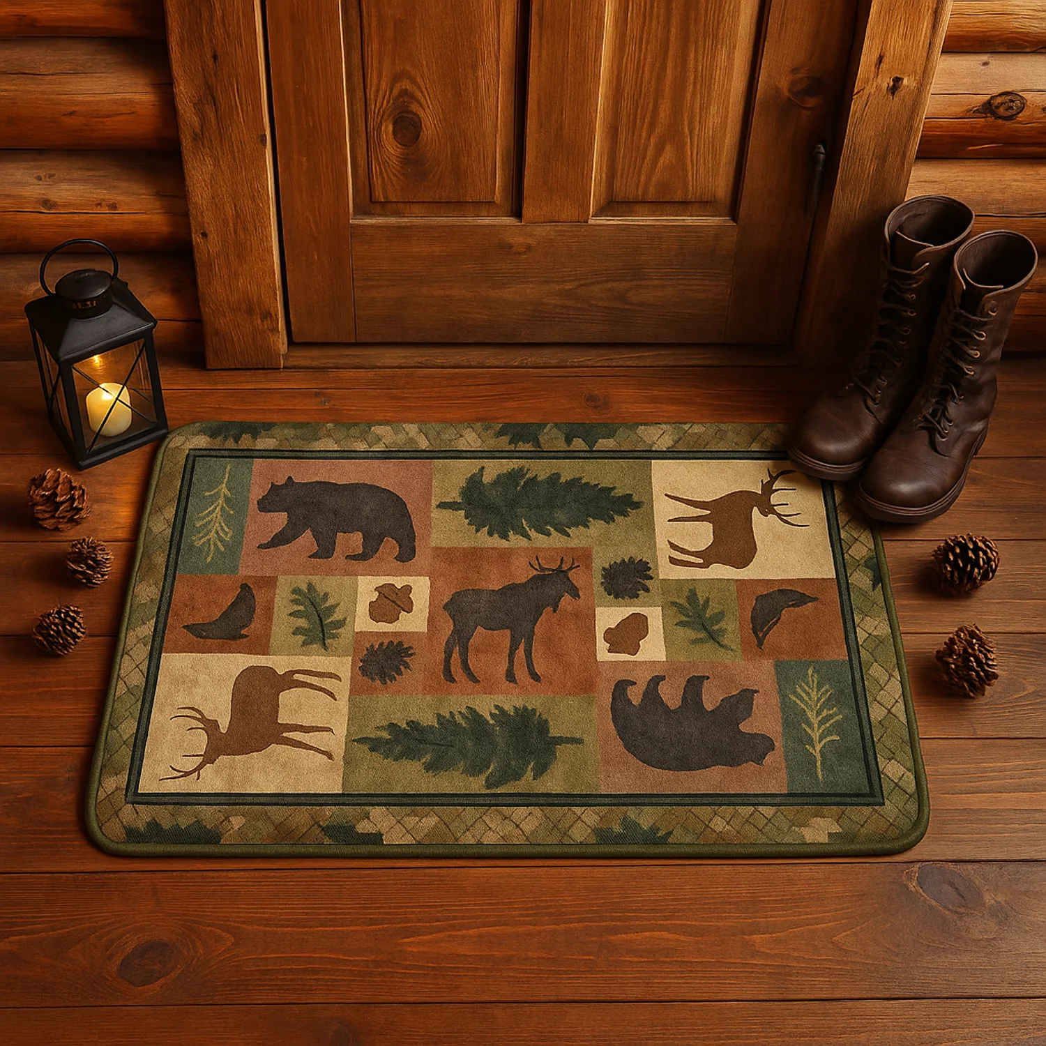 Premium Soft Anti-Slip Floor Mat - (1 Pc / 80x50 Cm / mix design / color) - Image 6
