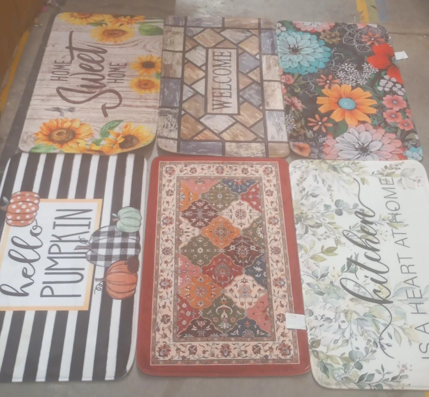Premium Soft Anti-Slip Floor Mat - (1 Pc / 80x50 Cm / mix design / color) - Image 9