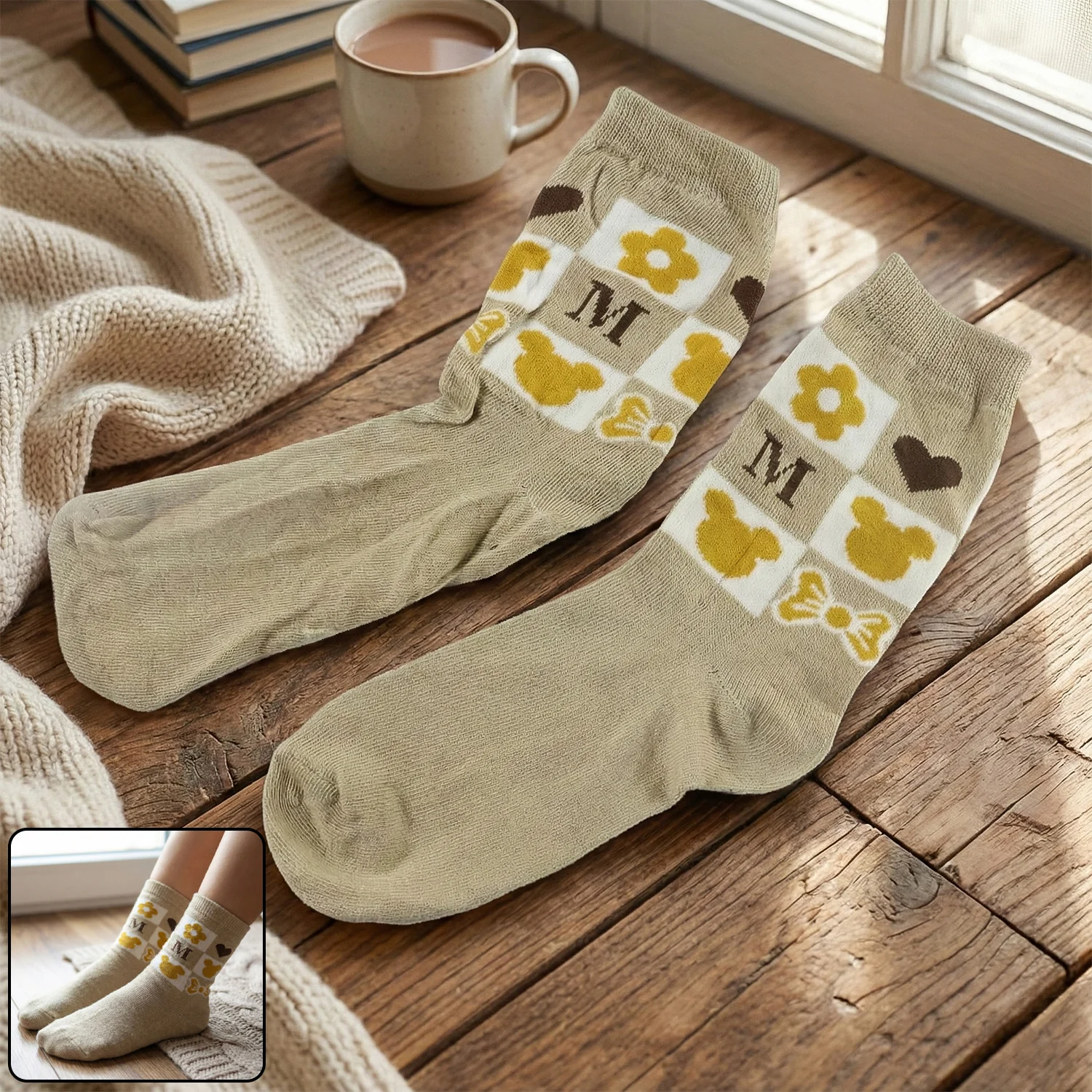 Premium Soft Light Socks (1 Pair / Long) - Image 3