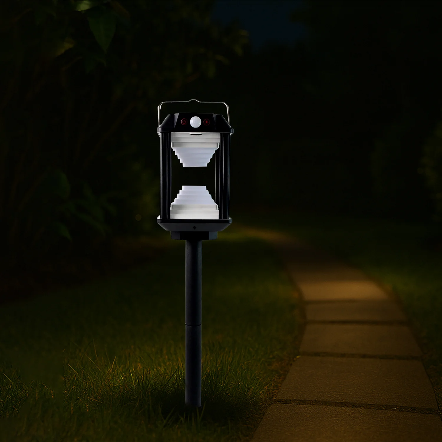 Premium Solar Induction LED Wall Lamp with Motion Sensor (1 Set) - Image 3