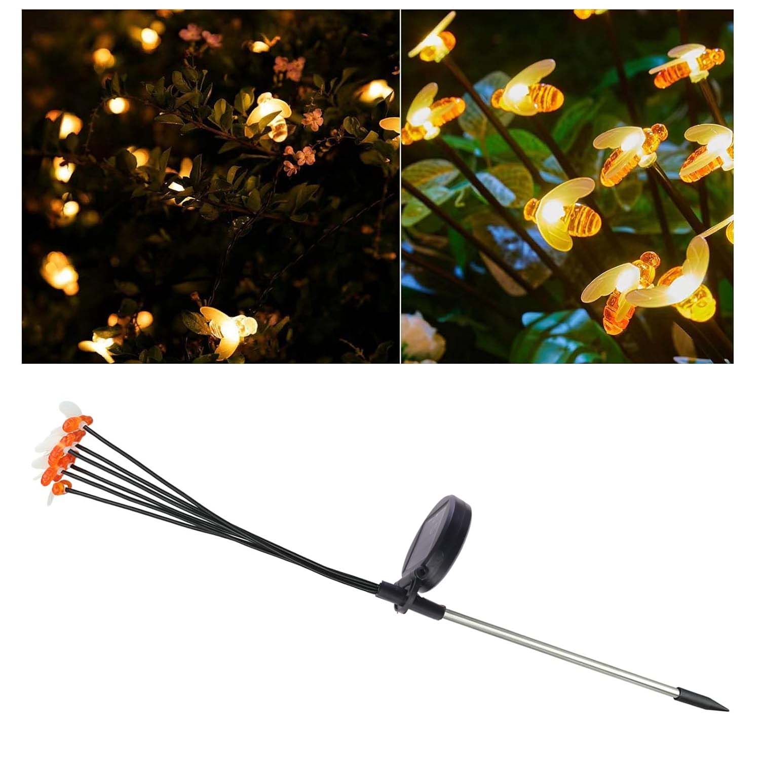 Premium Solar-Powered Decorative Firefly Garden Light (2 Pc Set) - Image 8